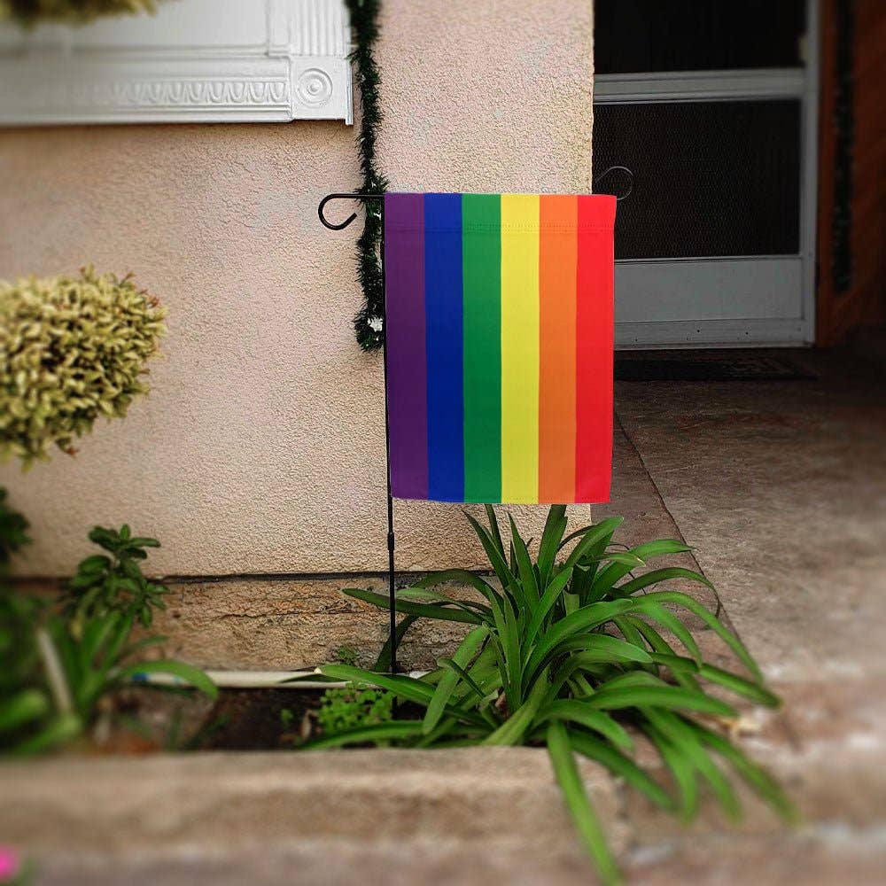 LGBTQ Pride Flag Rainbow Garden Flag 12x18 lgbtq-pride-flag-rainbow-garden-flag-12x18-lifestyleb689d9d91188dd53186c Garden Flag