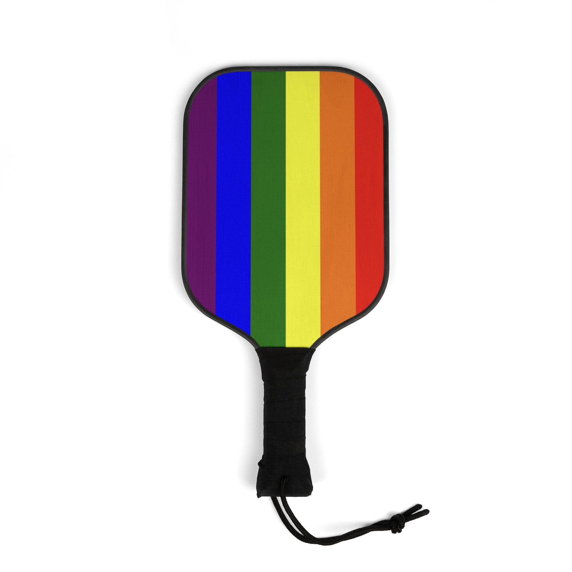 LGBTQ Pride Pickleball Paddle Set with Balls lgbtq-pride-pickleball-paddle-set-with-balls-single-paddle