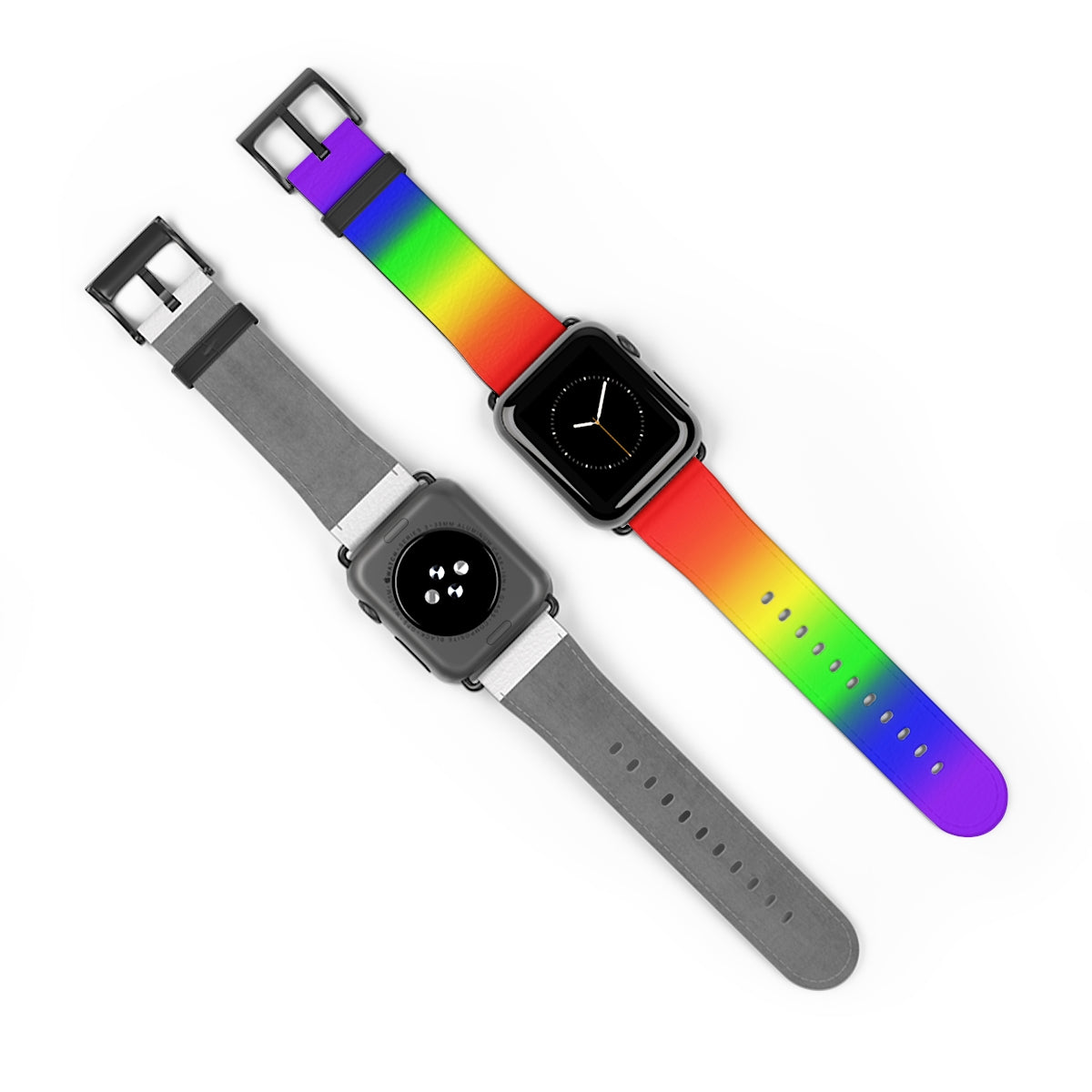 LGBTQ Pride Rainbow Apple Watch Band Strap In Ombre 