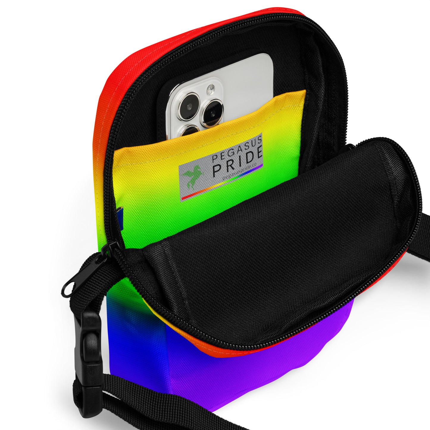LGBTQ Pride Rainbow Crossbody Bag lgbtq-pride-rainbow-crossbody-bag-inside-pocket