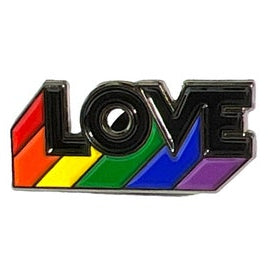 LGBTQ Pride Rainbow Love Pin