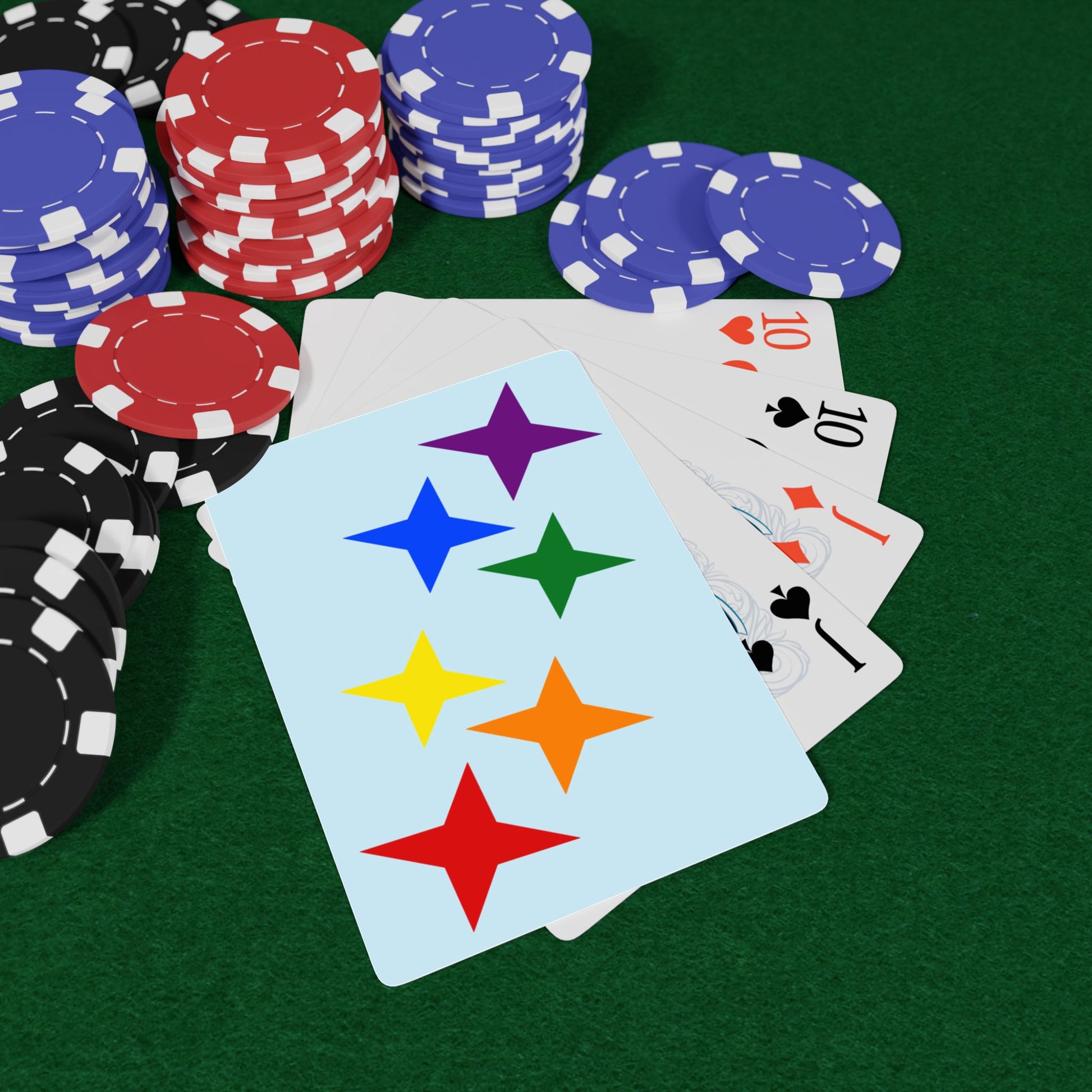 LGBTQ Pride Stars Poker Playing Cards lgbtq-pride-stars-poker-playing-cards-lifestyle