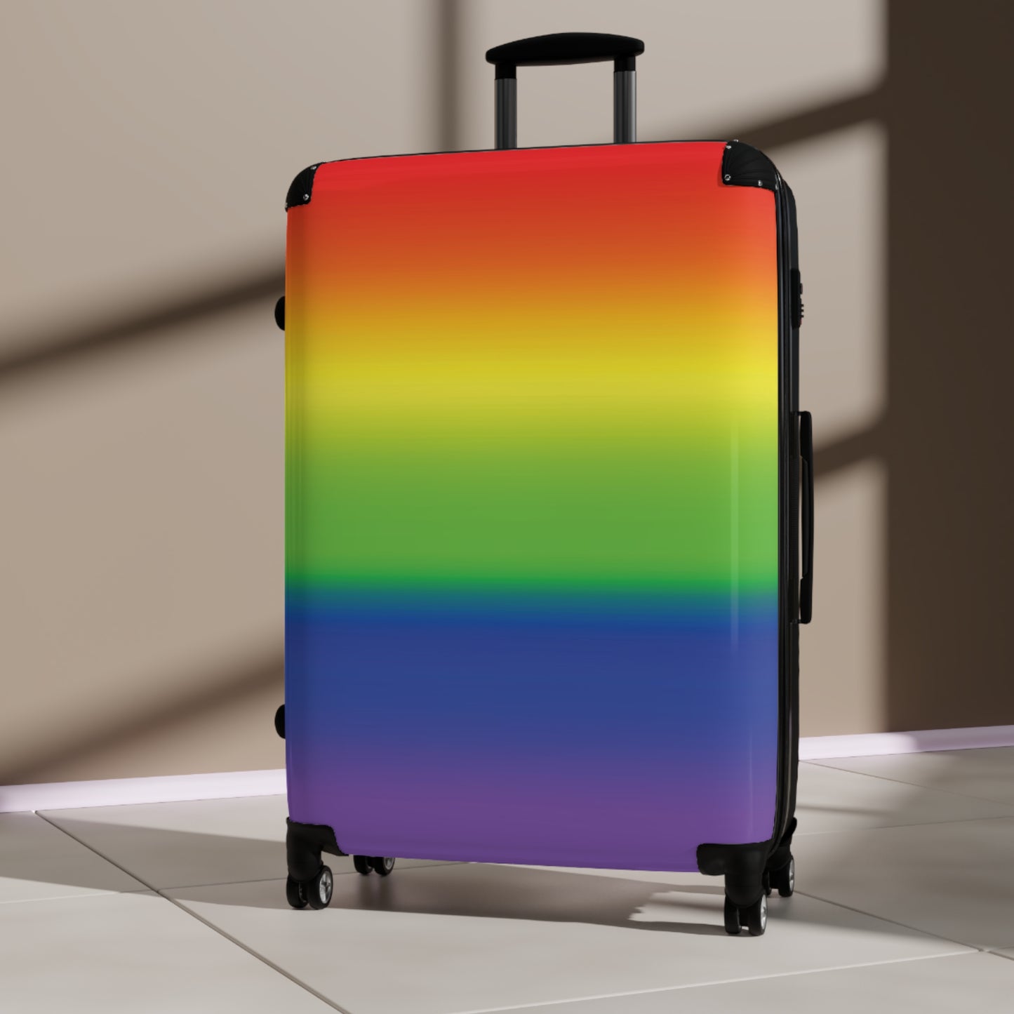 LGBTQ Pride Hard-Shell Suitcase - Ombre 11343061566517439098_2048 Bags