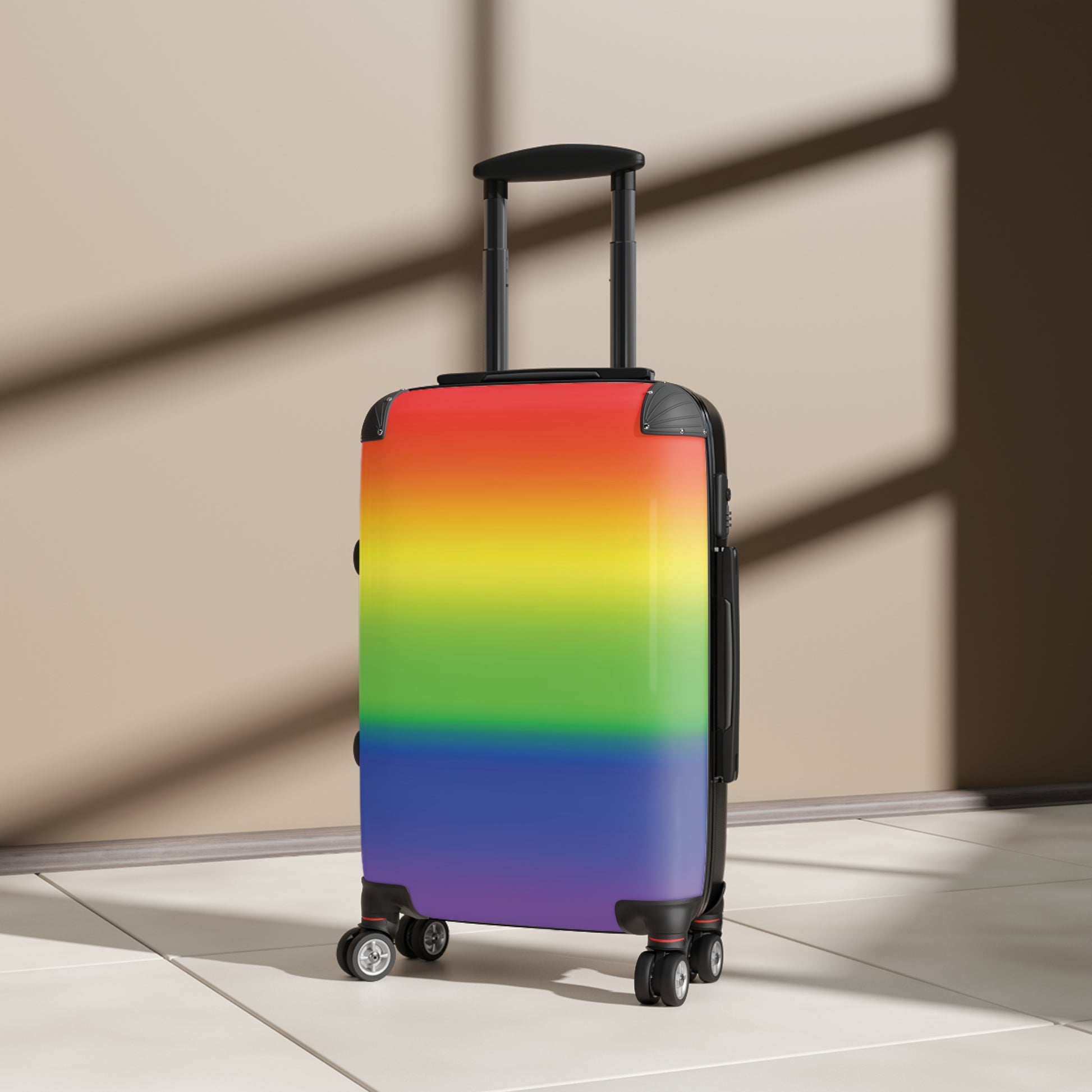 LGBTQ Pride Hard-Shell Suitcase - Ombre 16877133202877311336_2048 Bags