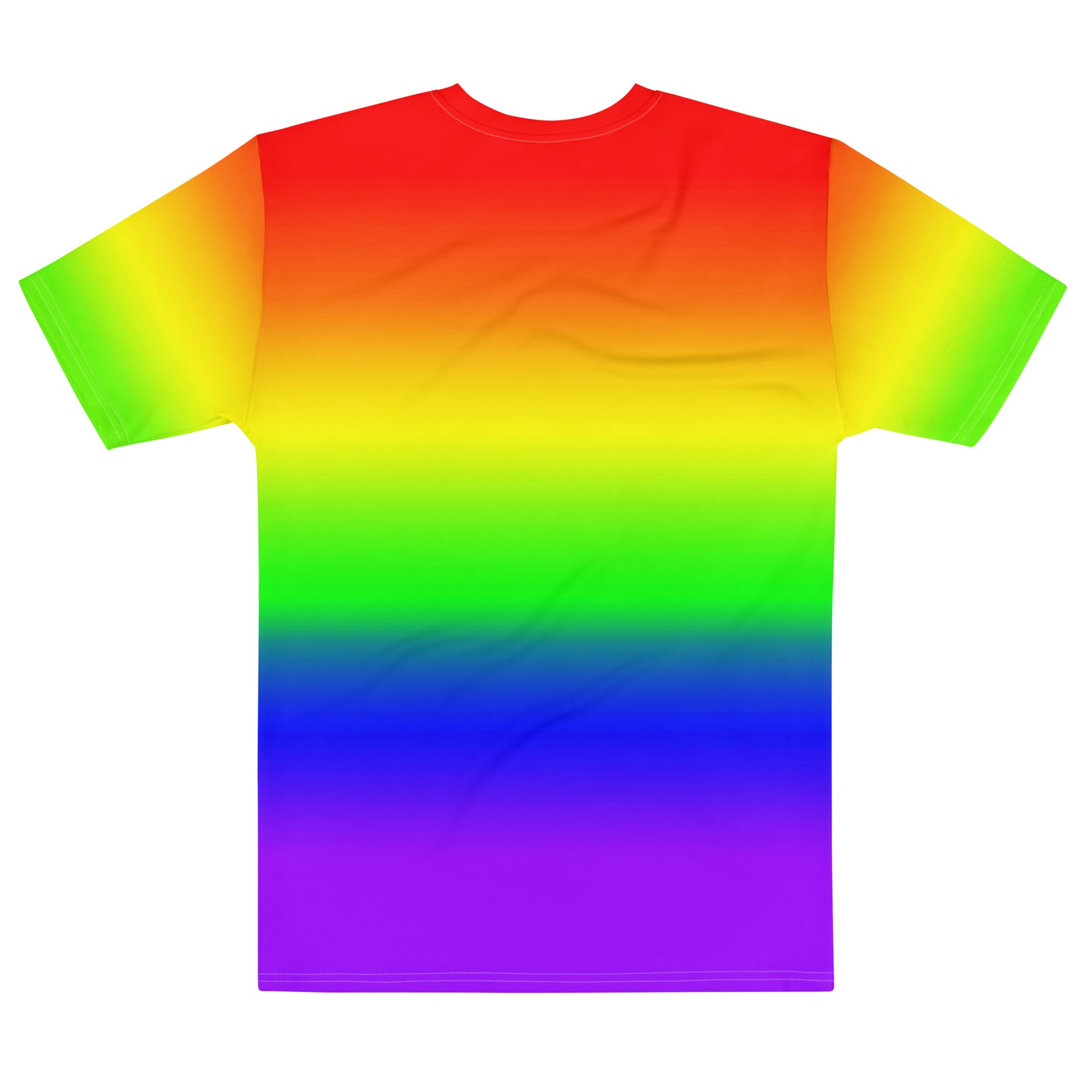 LGBTQ Pride T-Shirt in Rainbow Ombre - Unisex lgbtq-pride-t-shirt-in-rainbow-ombre-unisex-back Tee