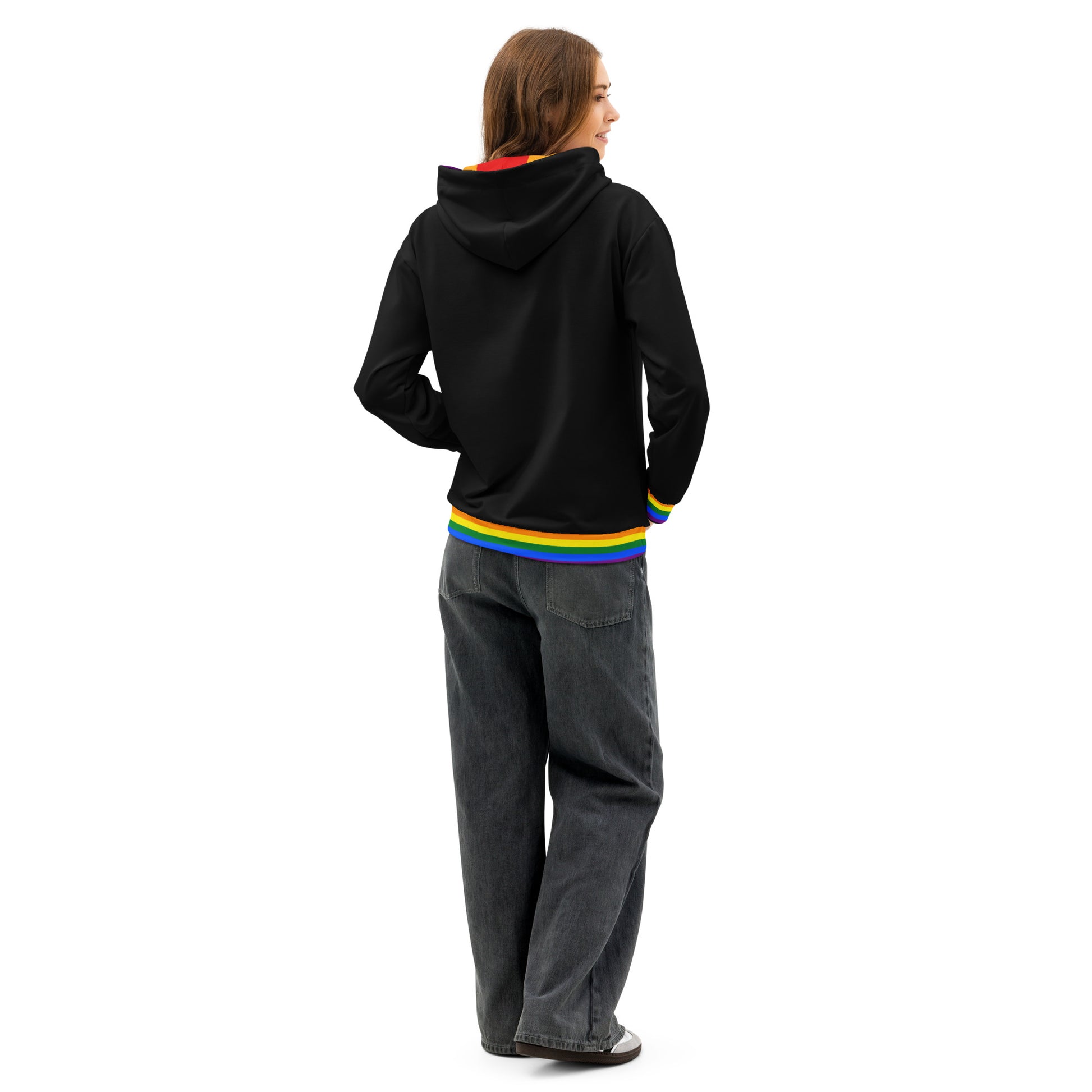 LGBTQ Pride Unisex Cotton Hoodie lgbtq-pride-unisex-cotton-hoodie-back-lifestyle Hoodie