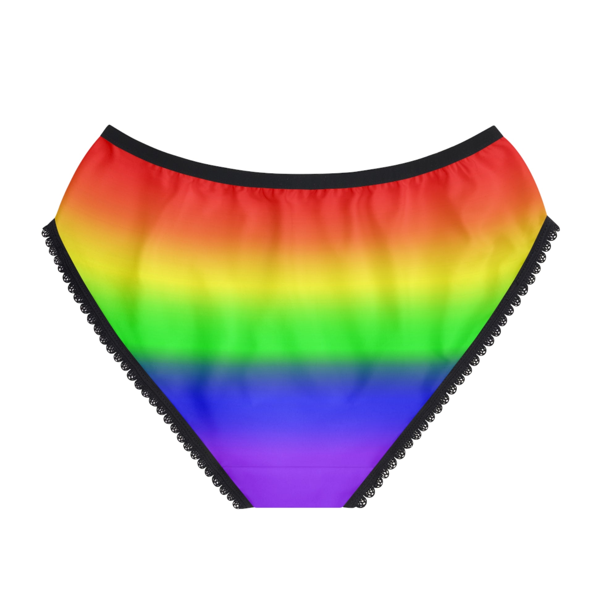 LGBTQ Pride Women's Bikini Briefs Panties - Rainbow lgbtq-pride-womens-bikini-briefs-panties-rainbow-back