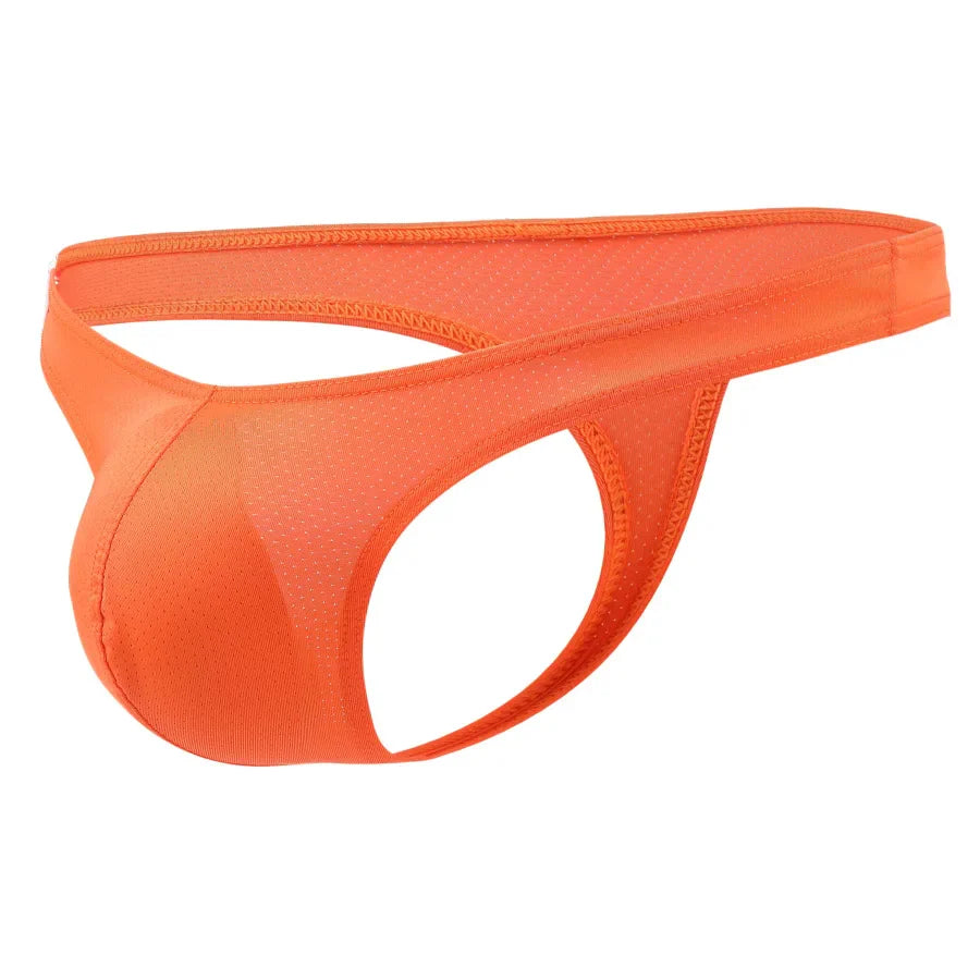 Orange men's underwear on a white background