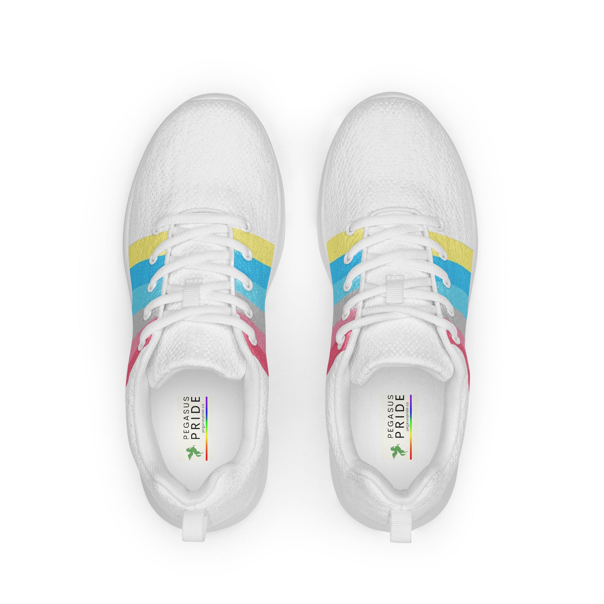 Genderflux Pride Flag Men’s Athletic Shoes Genderflux mens-athletic-shoes-white-front-64a884ede43d1