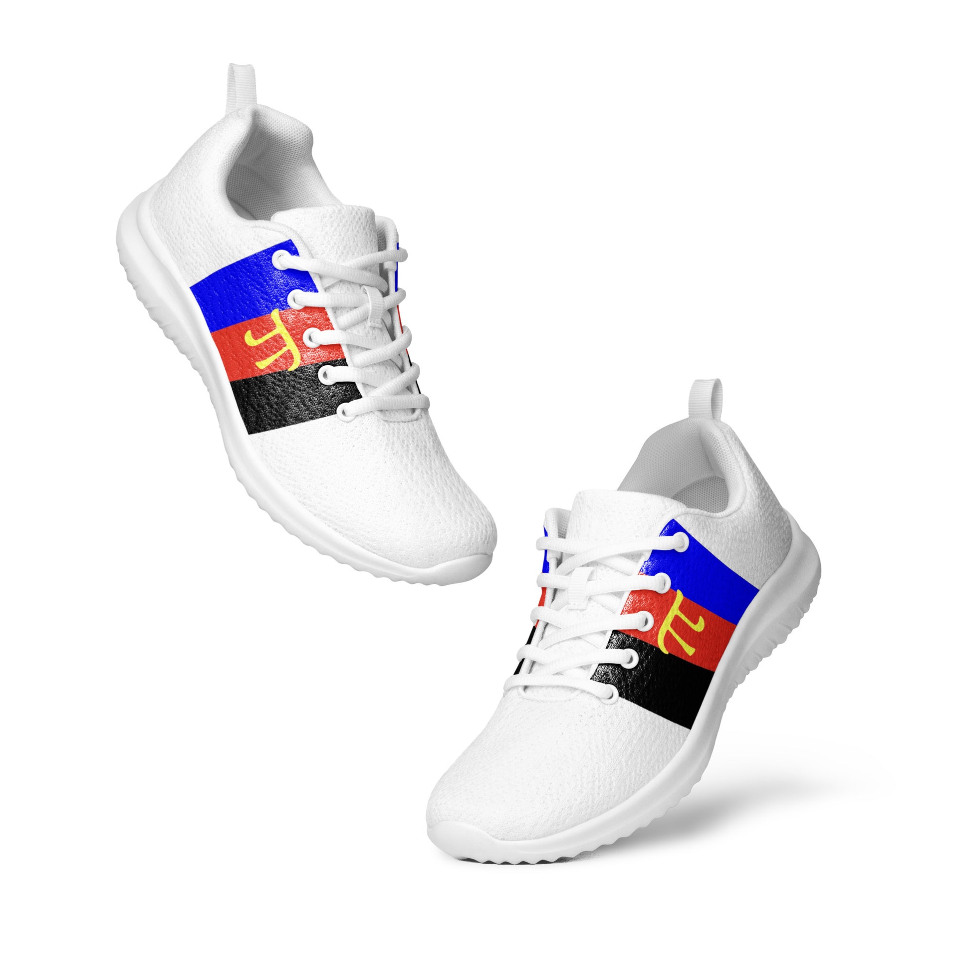 Polyamorous Polyamory Pride Flag Men’s Athletic Shoes mens-athletic-shoes-white-front-64ab3d8c708e3