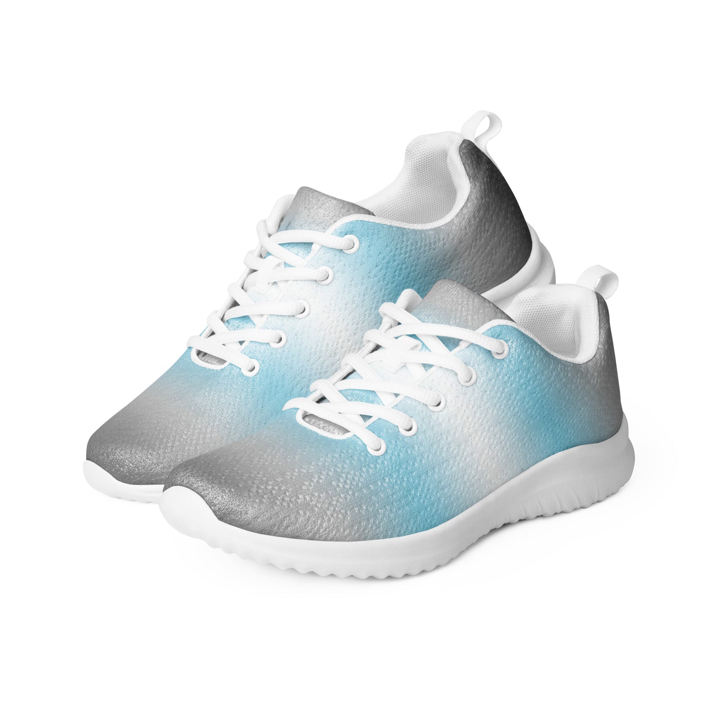 Demiboy Pride Men’s Athletic Shoes in Ombre mens-athletic-shoes-white-left-front-64a87d0a8e0c3