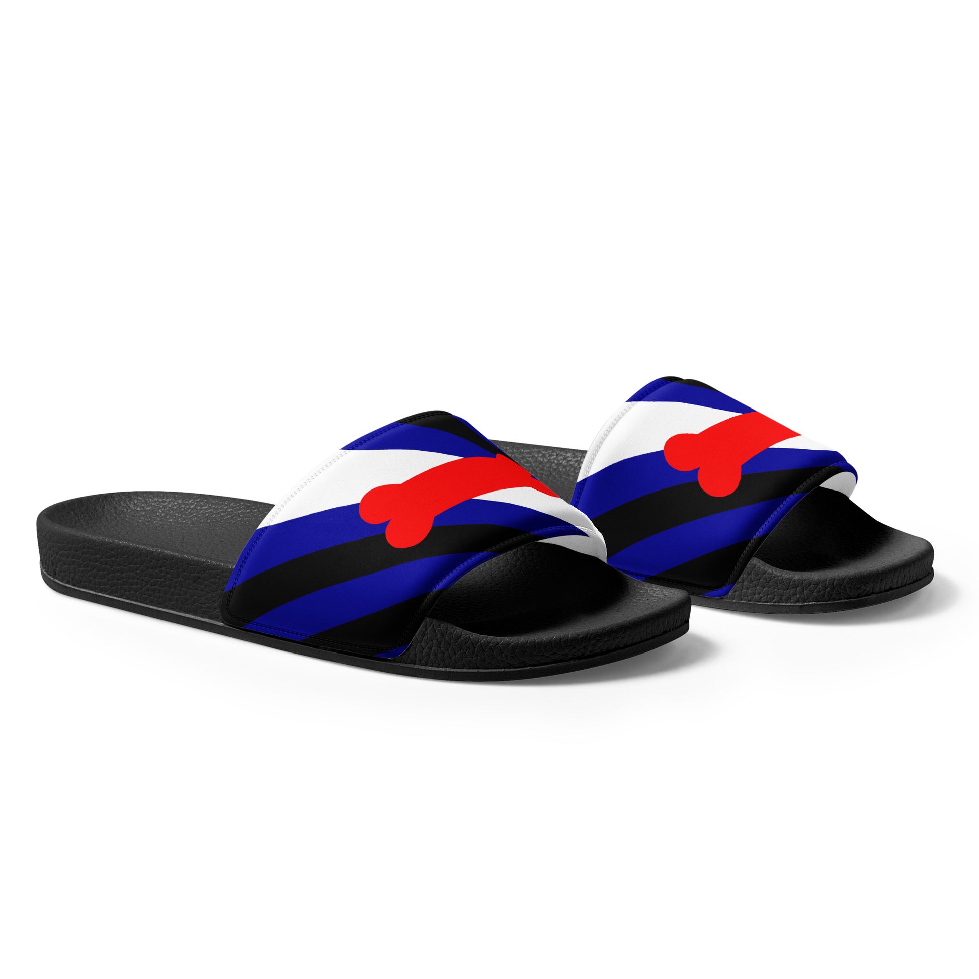 Puppy Pup Play Mens Slides Sandals mens-slides-black-right-front-660b4e2139415