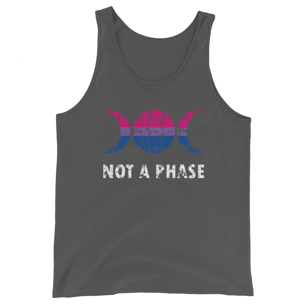 Bisexual Bi Pride Not A Phase Tank Top Asphalt Bisexual mens-staple-tank-top-asphalt-front-648d09d964784