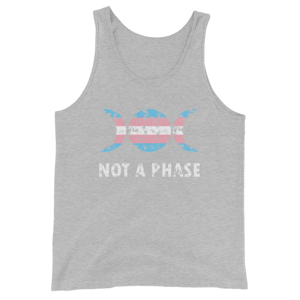 Transgender Trans Pride Tank Top - Not A Phase Athletic Heather Transgender mens-staple-tank-top-athletic-heather-front-648d0ee82c504