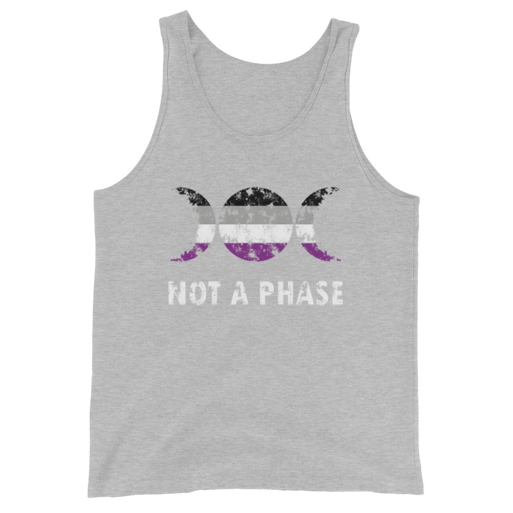 Asexual Ace Pride Not A Phase Tank Top Athletic Heather Asexual mens-staple-tank-top-athletic-heather-front-648d0fc2de4b6