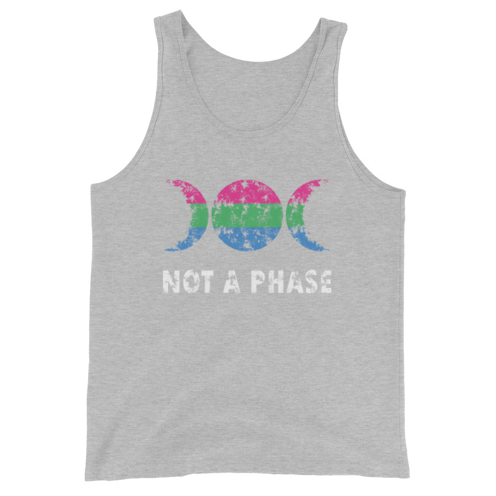 Polysexual Poly Pride Tank Top - Not A Phase Athletic Heather Polysexual mens-staple-tank-top-athletic-heather-front-648d1378b4d7a