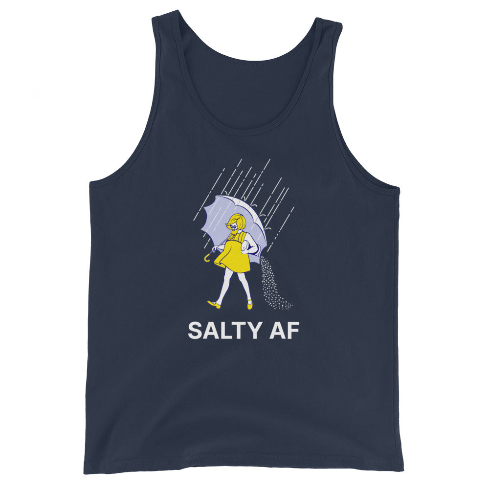 Salty AF Tank Top Navy mens-staple-tank-top-navy-front-648d22fb8f7f3