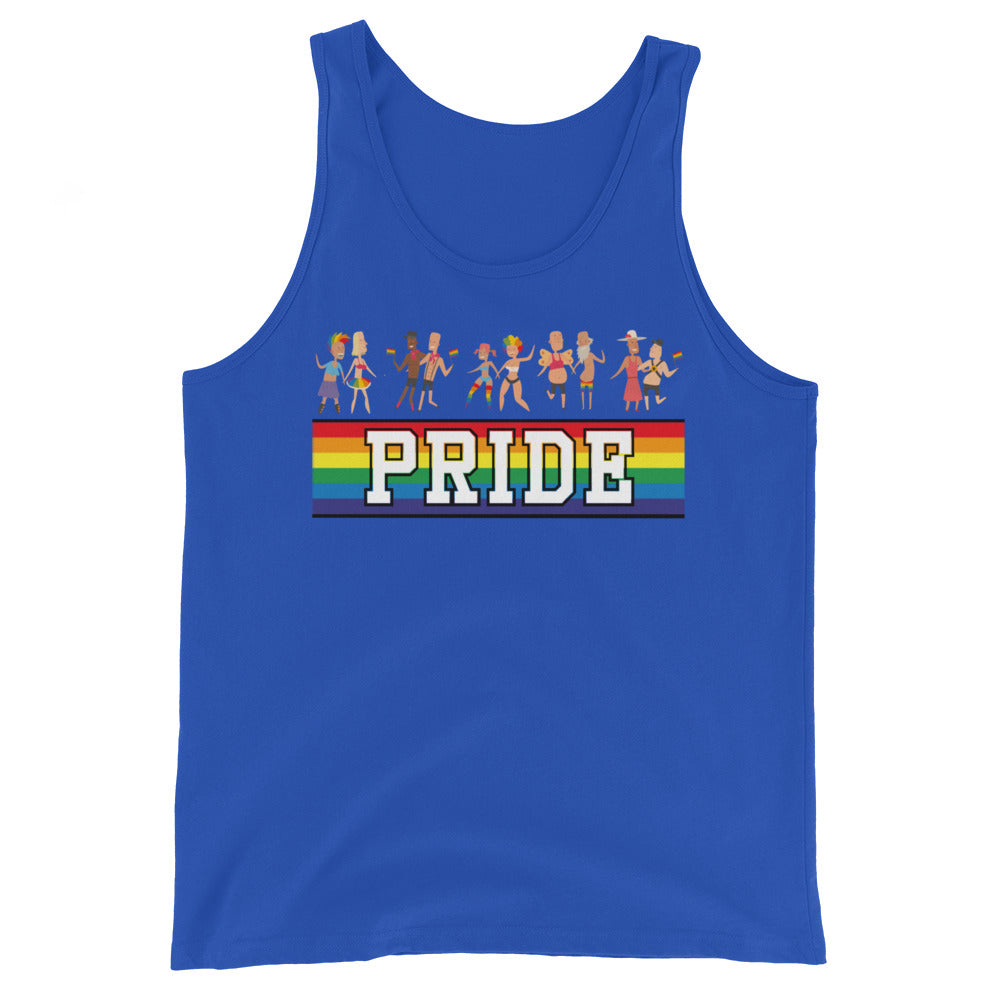 LGBTQ Pride Tank Top - Pride Parade True Royal Pride mens-staple-tank-top-true-royal-front-648cf355bb4b2