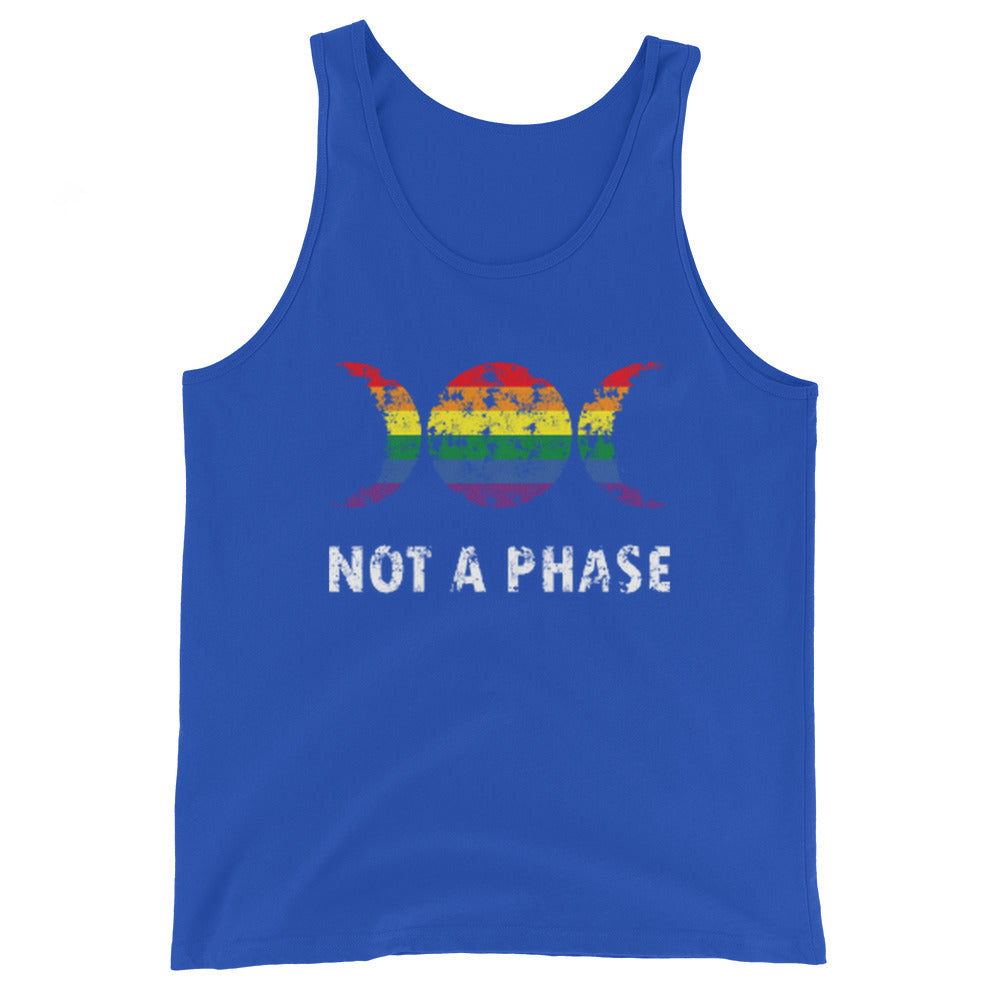 LGBTQ Pride Tank Top - Not A Phase True Royal Pride mens-staple-tank-top-true-royal-front-648d0b9dbbef7