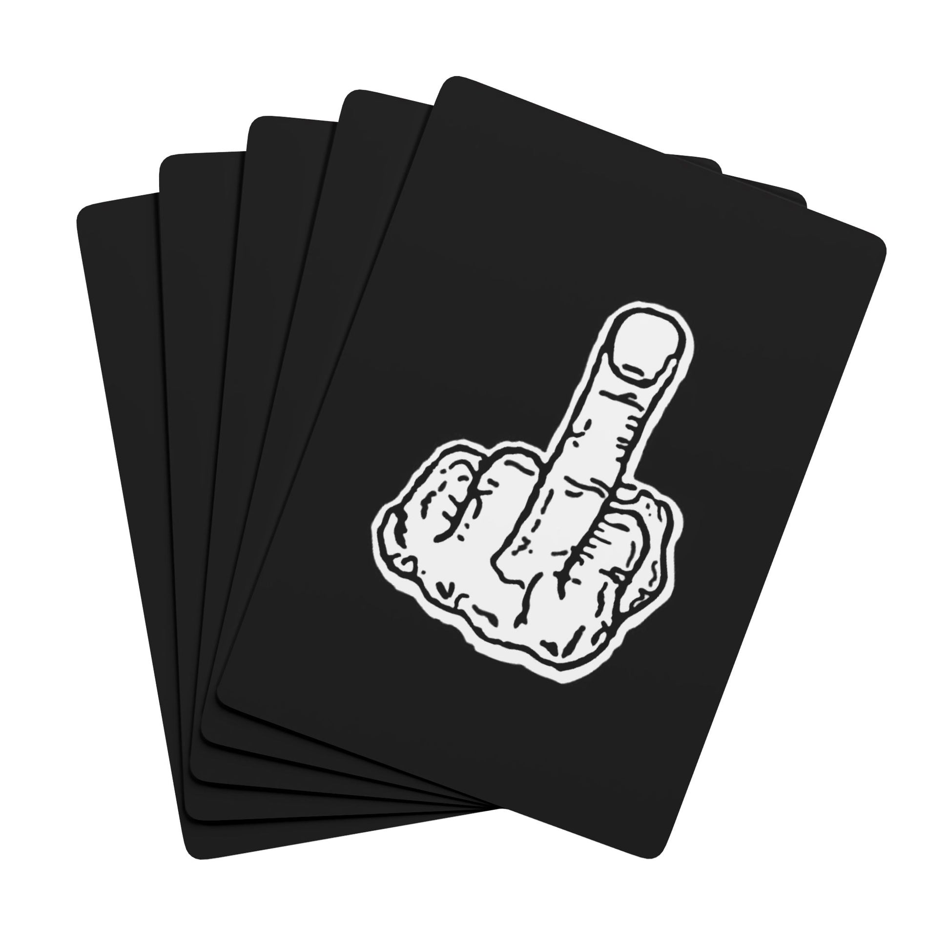 Middle Finger Poker Playing Cards middle-finger-poker-playing-cards-front