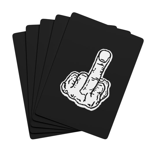 Middle Finger Poker Playing Cards middle-finger-poker-playing-cards-front