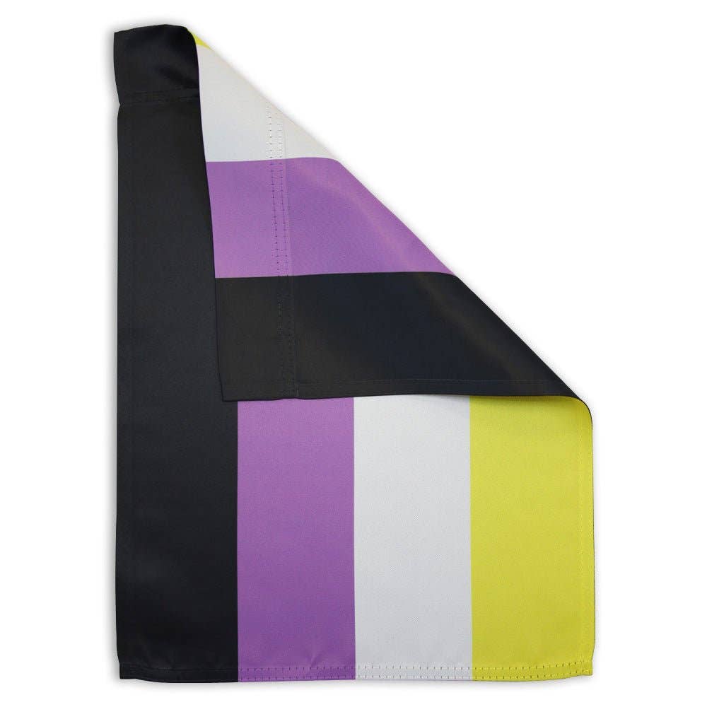 Nonbinary Enby Pride 12x18in Garden Flag nonbinary-enby-pride-12x18in-garden-flag-back Garden Flag
