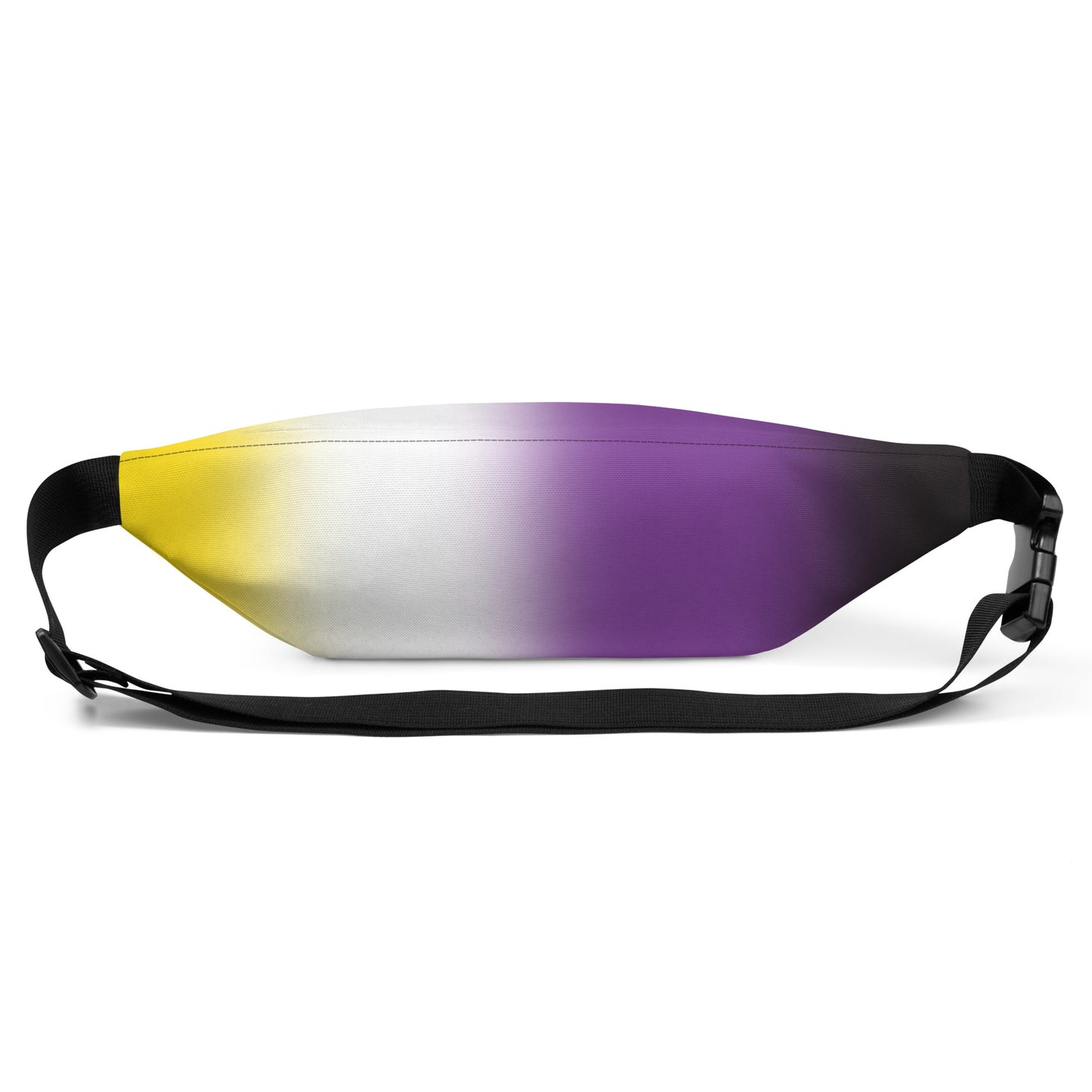 Nonbinary Enby Pride Crossbody Fanny Pack in Ombre nonbinary-enby-pride-crossbody-fanny-pack-in-ombre-back8