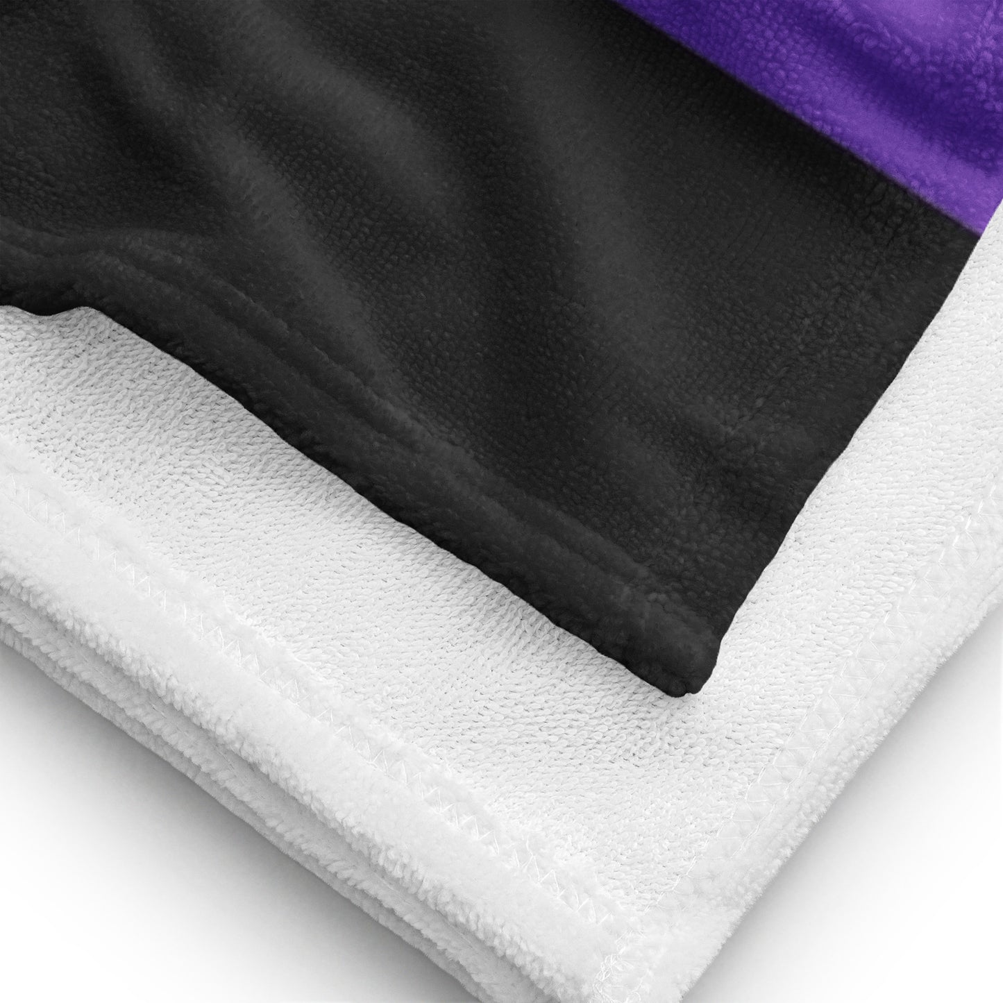 Nonbinary Enby Pride Flag Beach Blanket Towel nonbinary-enby-pride-flag-beach-blanket-towel-detail