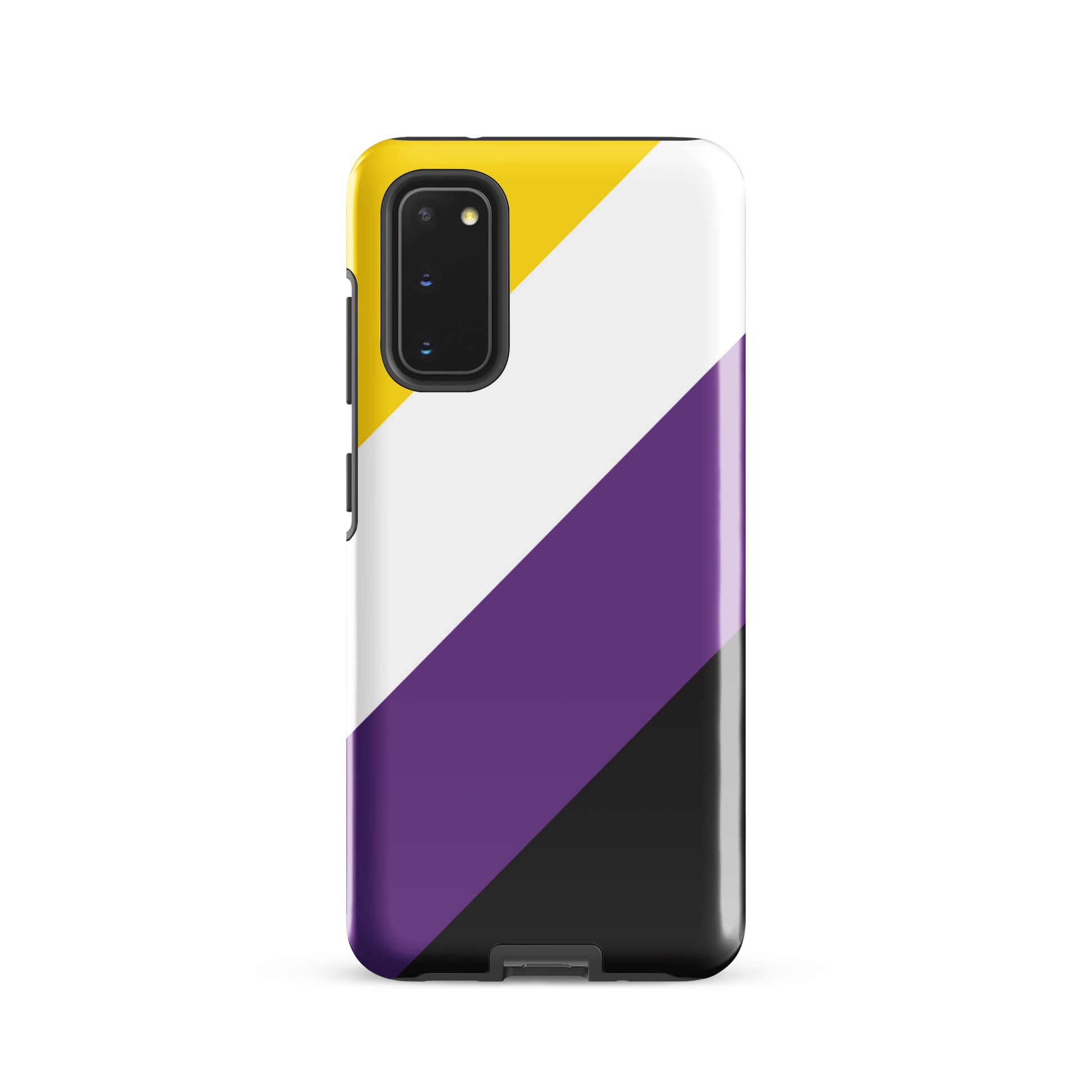 Nonbinary Enby Pride Tough Phone Case for Samsung Galaxy Samsung Galaxy S20 Nonbinary nonbinary-enby-pride-tough-phone-case-for-samsung-galaxy-s20-front