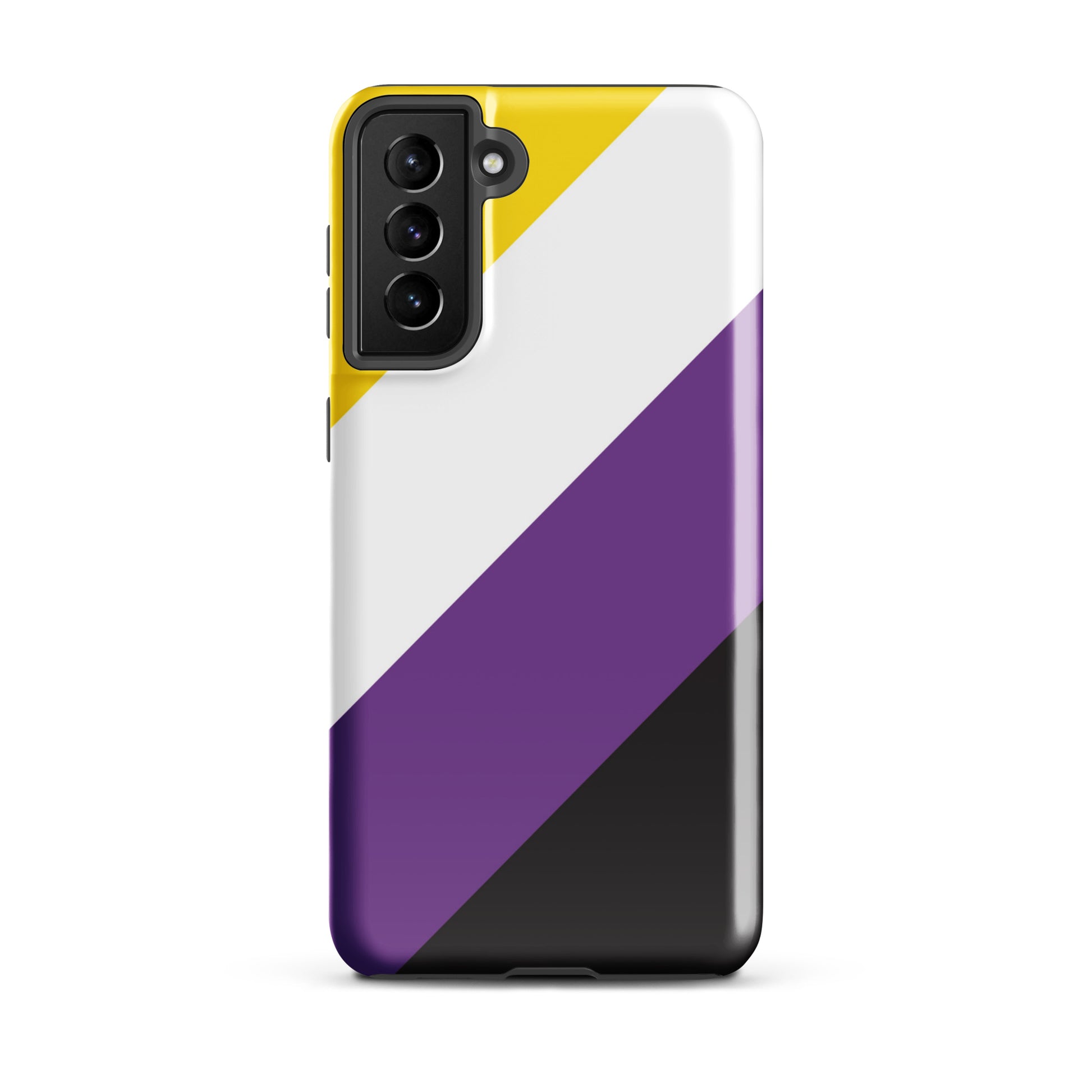 Nonbinary Enby Pride Tough Phone Case for Samsung Galaxy Samsung Galaxy S21 Plus Nonbinary nonbinary-enby-pride-tough-phone-case-for-samsung-galaxy-s21-plus-front