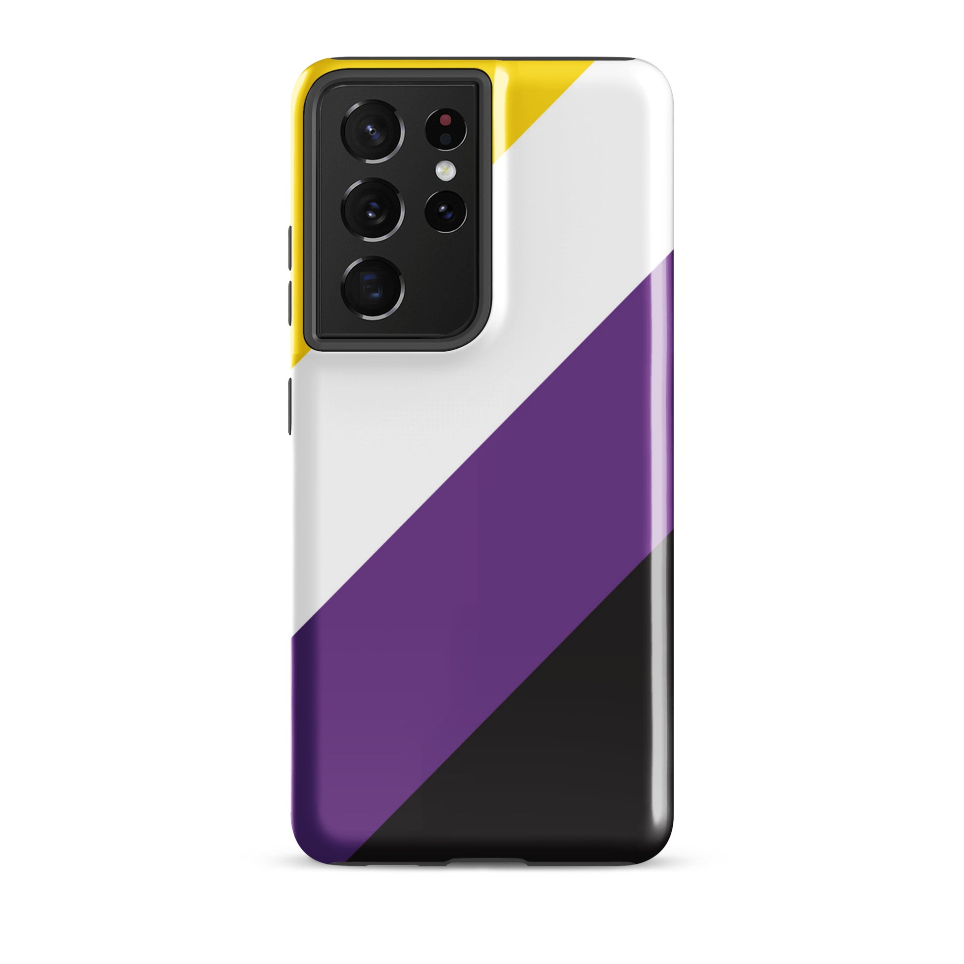 Nonbinary Enby Pride Tough Phone Case for Samsung Galaxy Samsung Galaxy S21 Ultra Nonbinary nonbinary-enby-pride-tough-phone-case-for-samsung-galaxy-s21-ultra-front