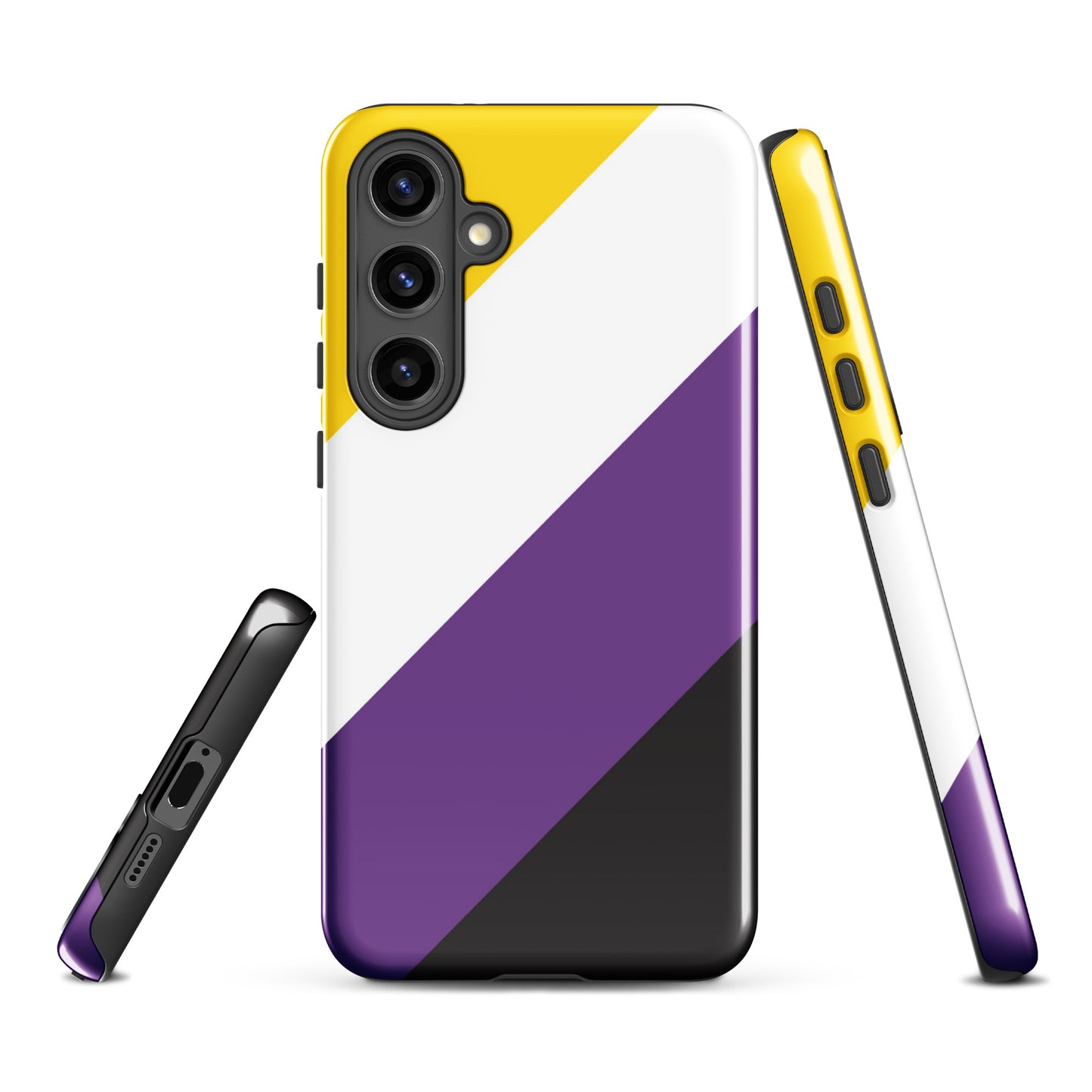 Nonbinary Enby Pride Tough Phone Case for Samsung Galaxy Samsung Galaxy S24 Plus Nonbinary nonbinary-enby-pride-tough-phone-case-for-samsung-galaxy-s24-plus-front