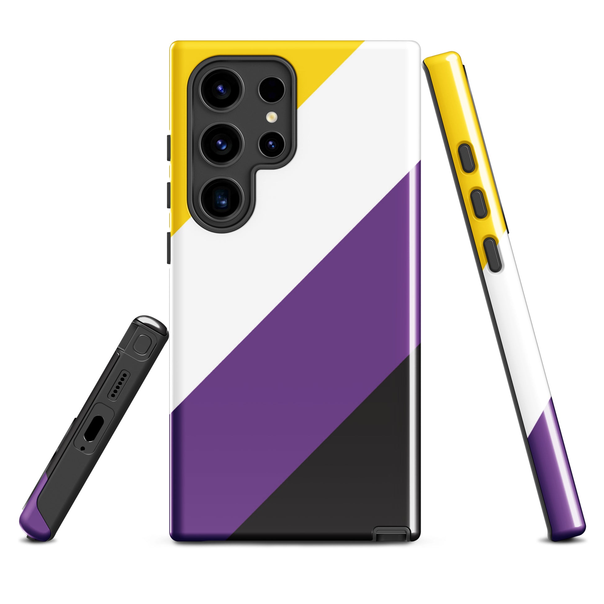 Nonbinary Enby Pride Tough Phone Case for Samsung Galaxy Samsung Galaxy S24 Ultra Nonbinary nonbinary-enby-pride-tough-phone-case-for-samsung-galaxy-s24-ultra-front