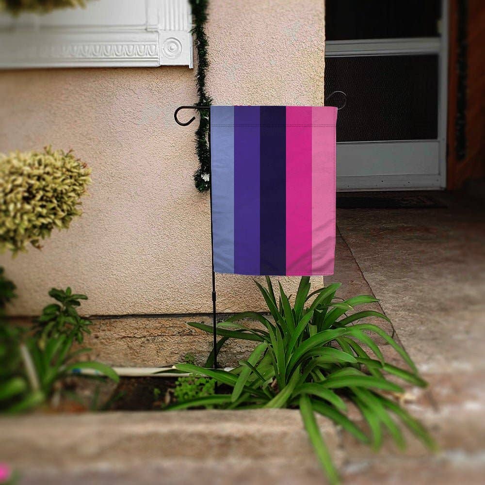 Omnisexual Pride Garden Flag 12x18in omnisexual-pride-garden-flag-12x18in-lifestyle Garden Flag