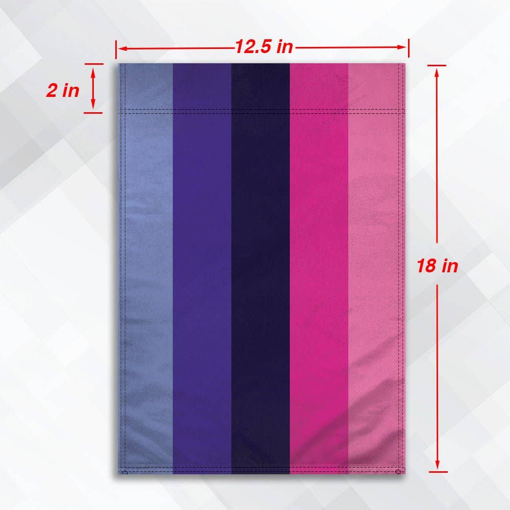 Omnisexual Pride Garden Flag 12x18in omnisexual-pride-garden-flag-12x18in-sizing Garden Flag