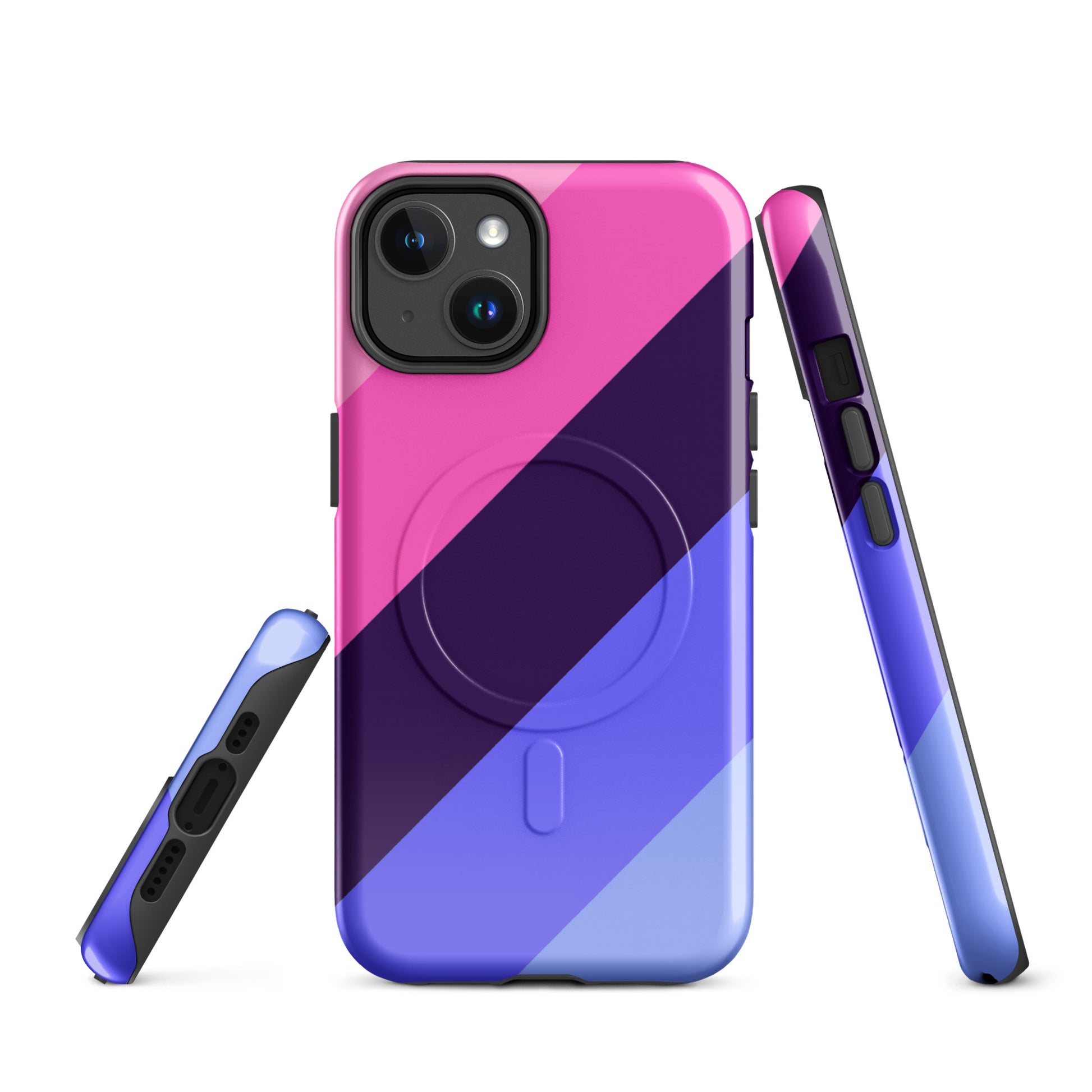 Omnisexual Pride MagSafe® Tough Phone Case for Apple iPhone® iPhone 14 Omnisexual omnisexual-pride-magsafe-tough-phone-case-for-apple-iphone-14-front