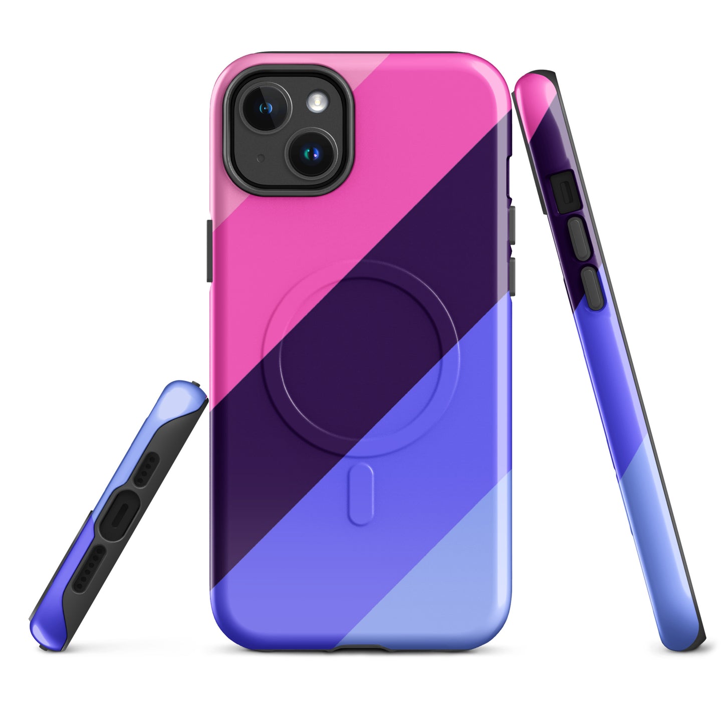 Omnisexual Pride MagSafe® Tough Phone Case for Apple iPhone® iPhone 14 Plus Omnisexual omnisexual-pride-magsafe-tough-phone-case-for-apple-iphone-14-plus-front