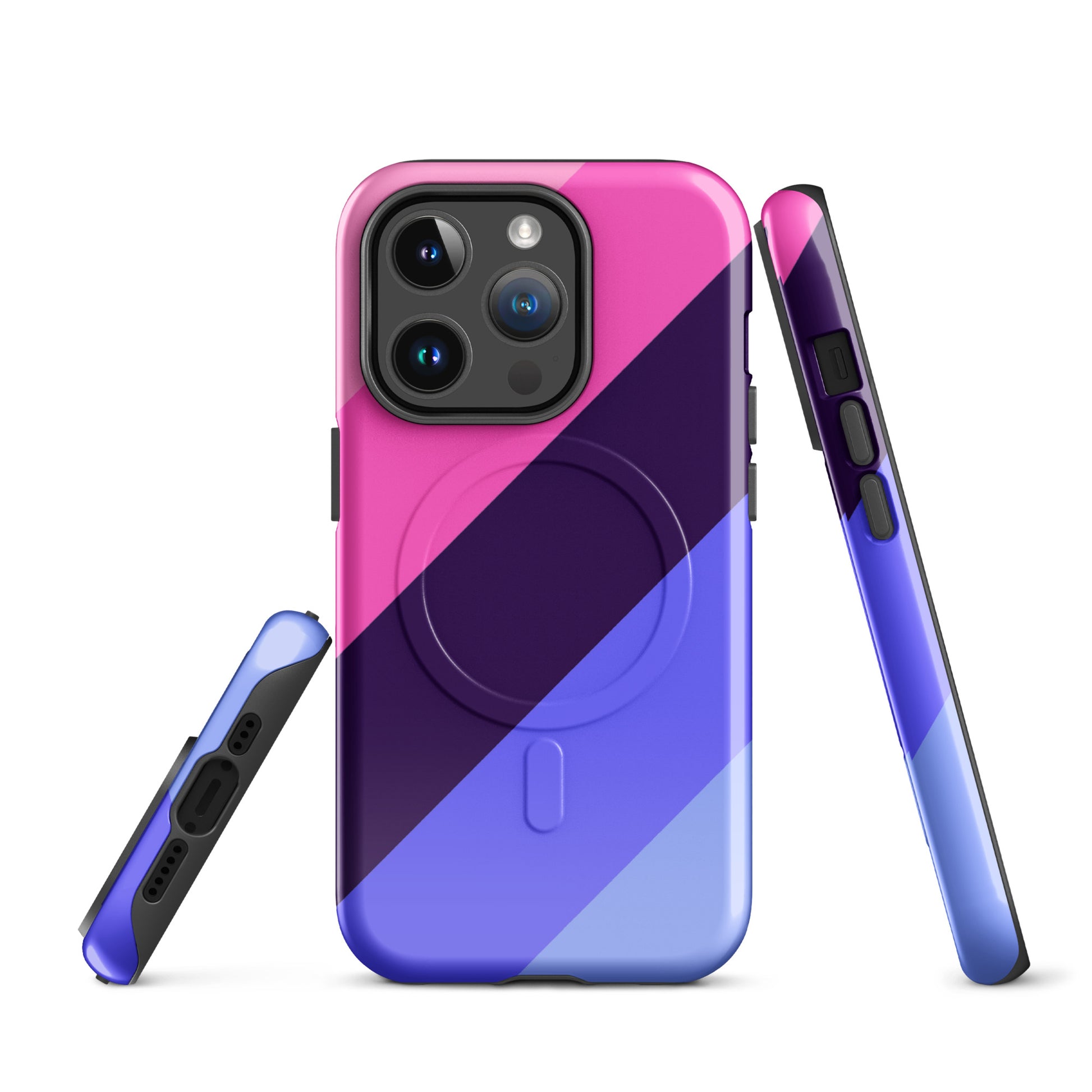 Omnisexual Pride MagSafe® Tough Phone Case for Apple iPhone® iPhone 14 Pro Omnisexual omnisexual-pride-magsafe-tough-phone-case-for-apple-iphone-14-pro-front