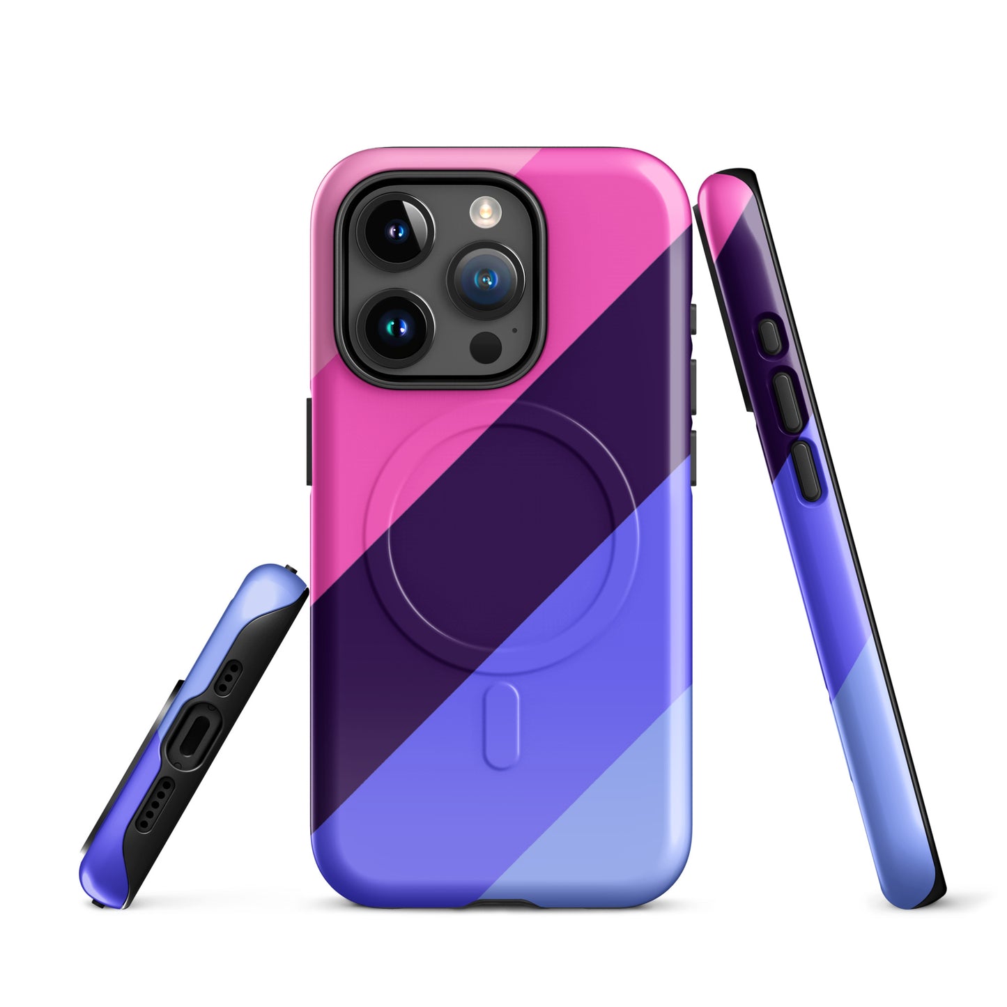 Omnisexual Pride MagSafe® Tough Phone Case for Apple iPhone® iPhone 15 Pro Omnisexual omnisexual-pride-magsafe-tough-phone-case-for-apple-iphone-15-pro-front