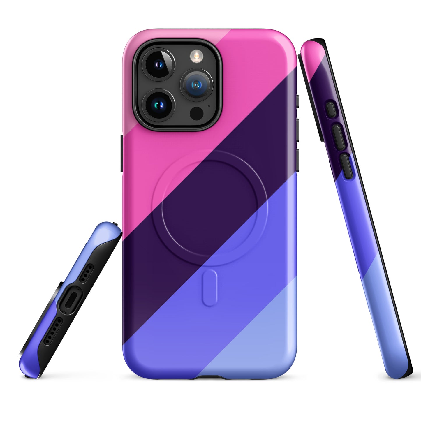 Omnisexual Pride MagSafe® Tough Phone Case for Apple iPhone® iPhone 15 Pro Max Omnisexual omnisexual-pride-magsafe-tough-phone-case-for-apple-iphone-15-pro-max-front
