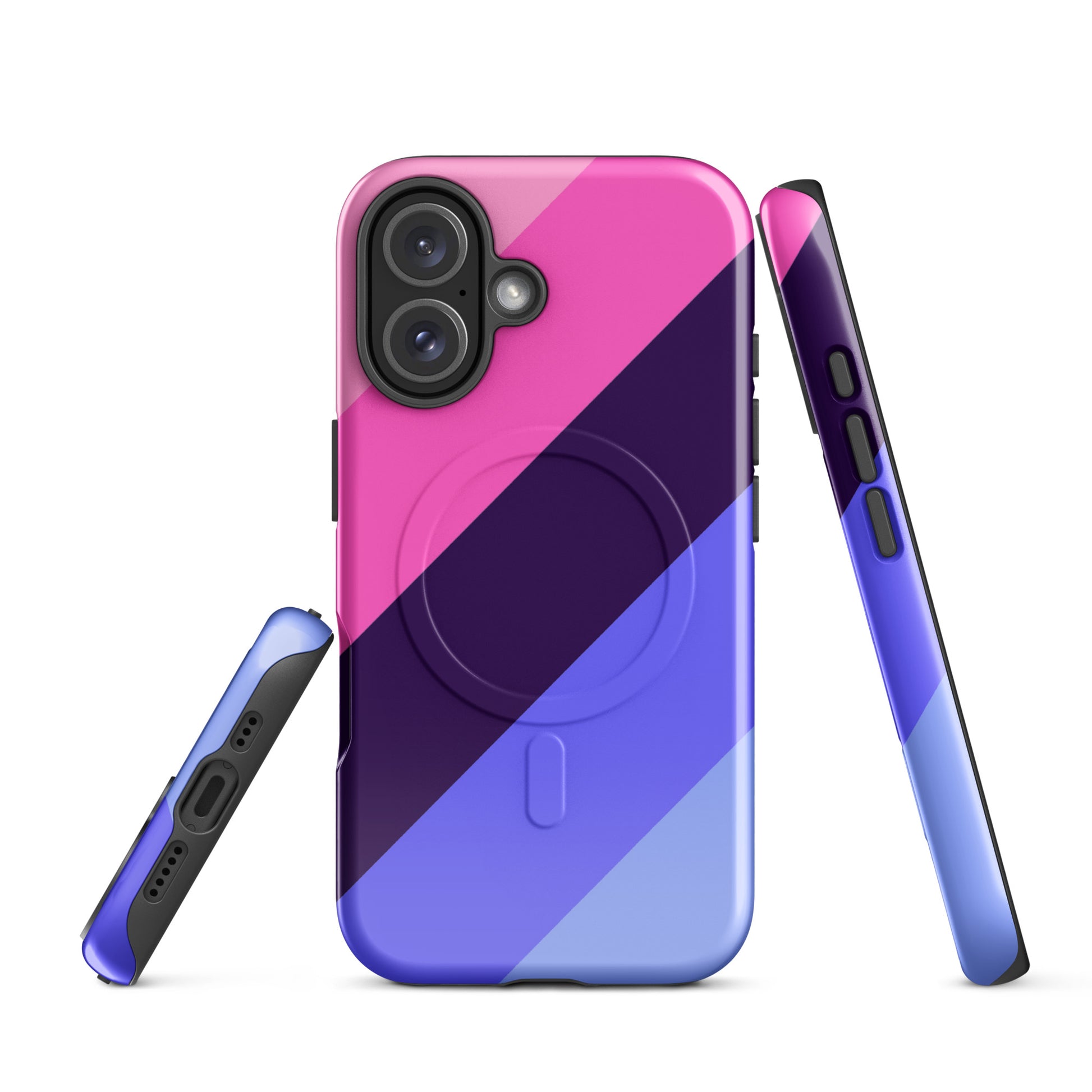 Omnisexual Pride MagSafe® Tough Phone Case for Apple iPhone® iPhone 16 Omnisexual omnisexual-pride-magsafe-tough-phone-case-for-apple-iphone-16-front