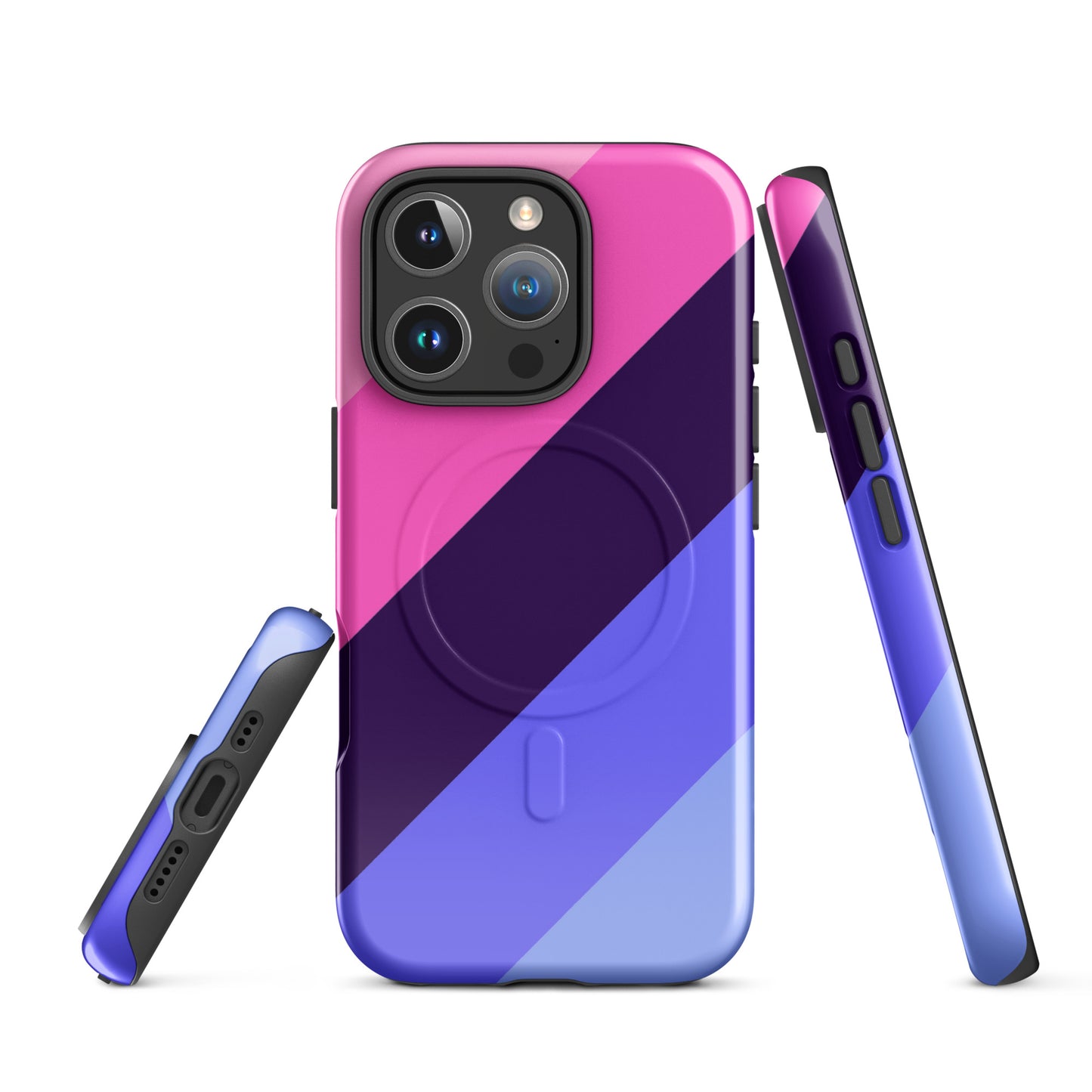 Omnisexual Pride MagSafe® Tough Phone Case for Apple iPhone® iPhone 16 Pro Omnisexual omnisexual-pride-magsafe-tough-phone-case-for-apple-iphone-16-pro-front