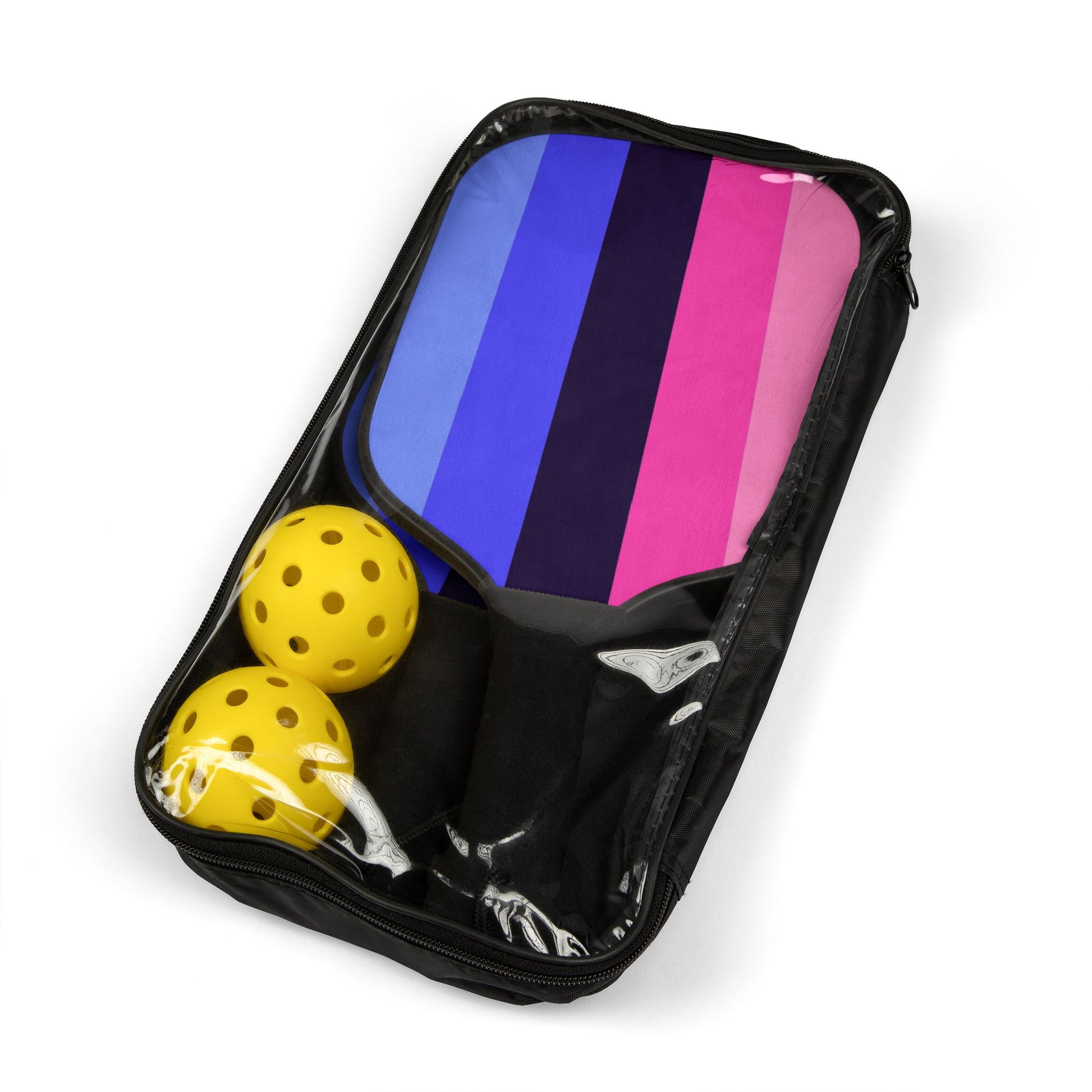Omnisexual Pride Pickleball Paddle Set with Balls omnisexual-pride-pickleball-paddle-set-with-balls-package