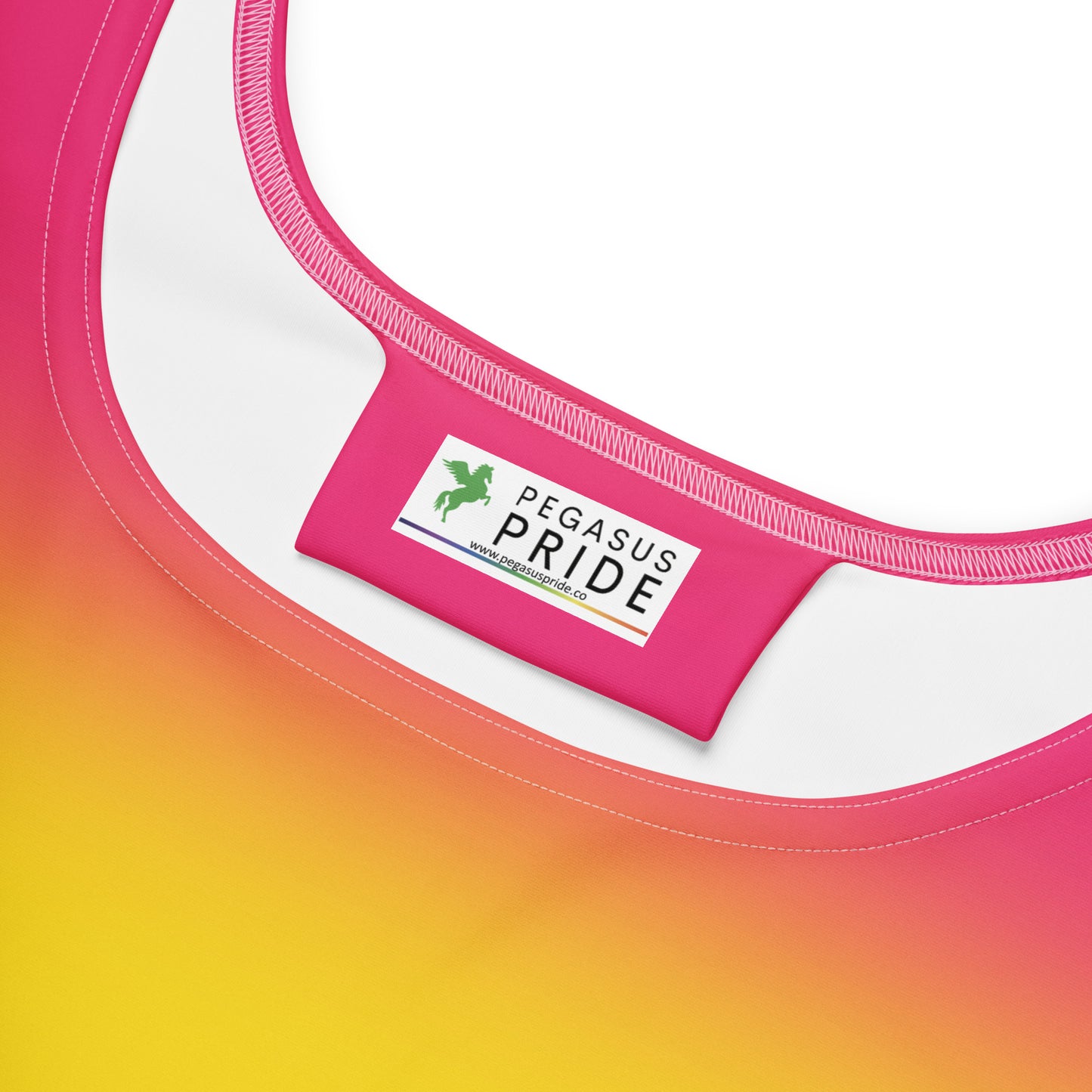 Pansexual Pan Skater Dress pan-pansexual-skater-dress-details