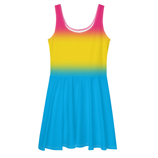 Pansexual Pan Skater Dress Pansexual pan-pansexual-skater-dress-front