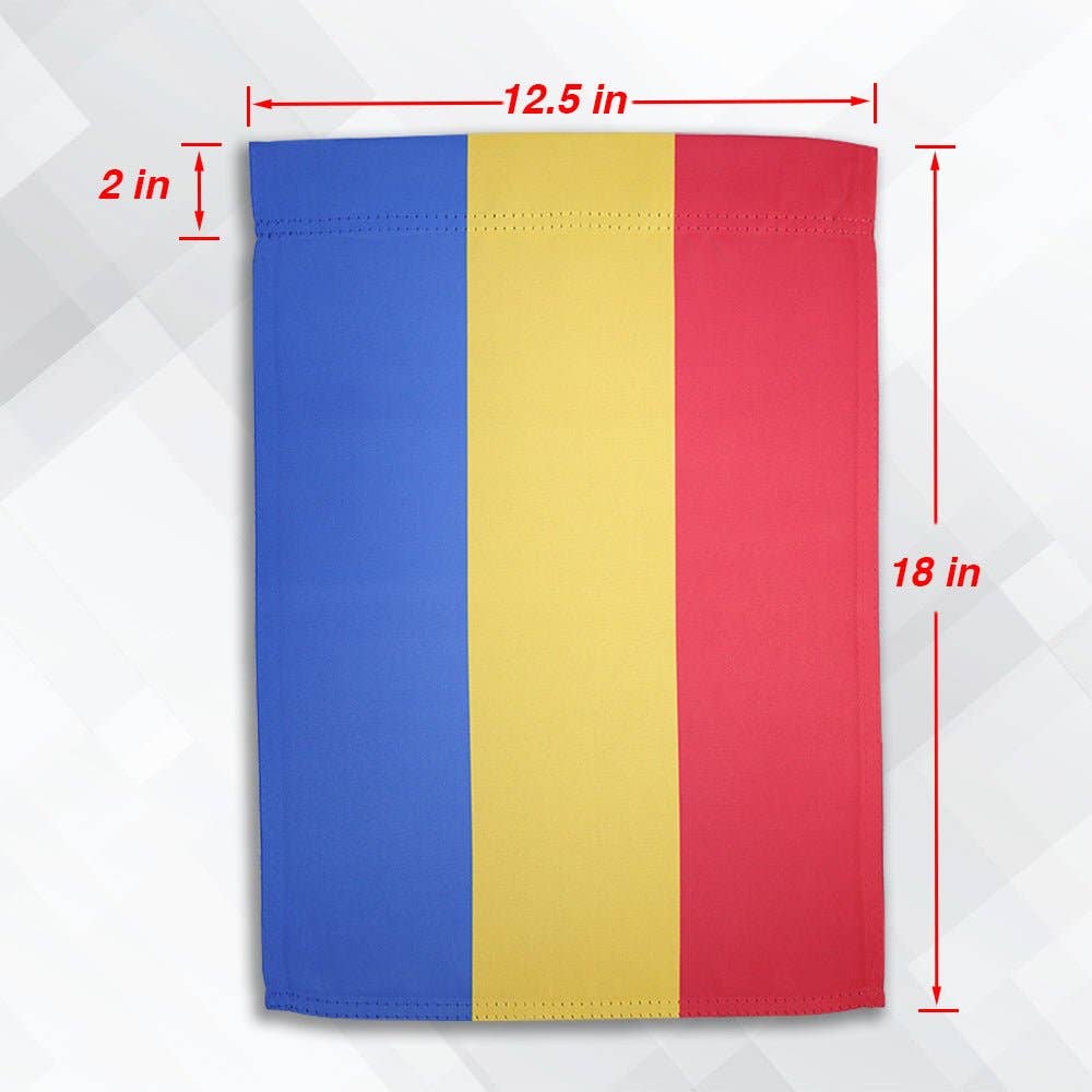 Pansexual Pan Pride Garden Flag 12x18in pansexual-pan-pride-garden-flag-12x18in-sizing Garden Flag