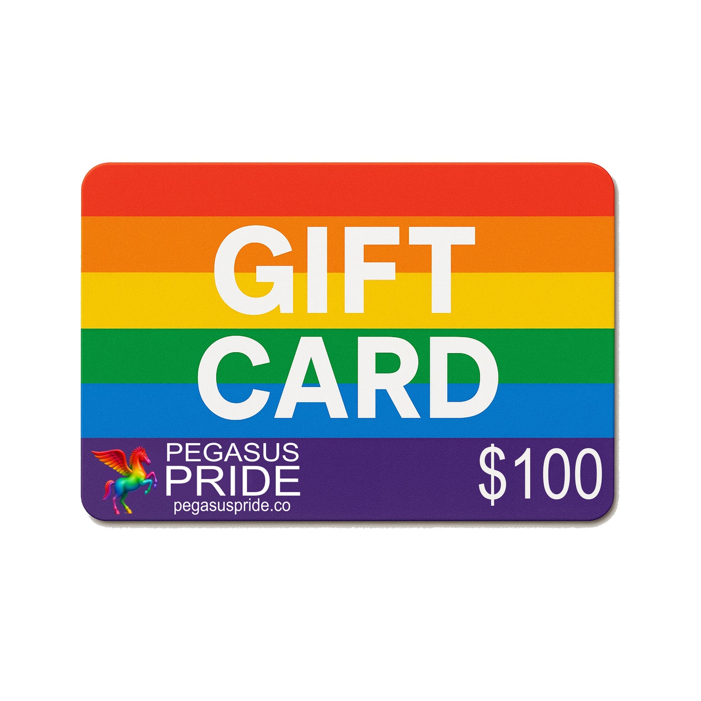 Pegasus Pride Digital Gift Cards $100.00 pegasus-pride-lgbtq-gift-card-100