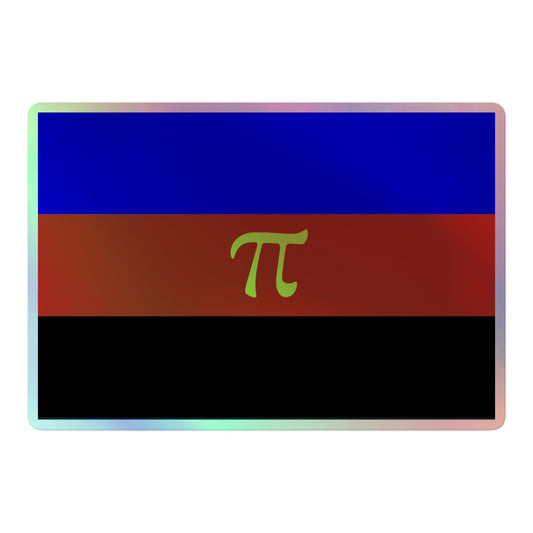Polyamorous Polyamory Pride Flag Holographic Sticker 5.5″ Polyamorous polyamorous-polyamory-pride-flag-holographic-sticker-5.5in-front