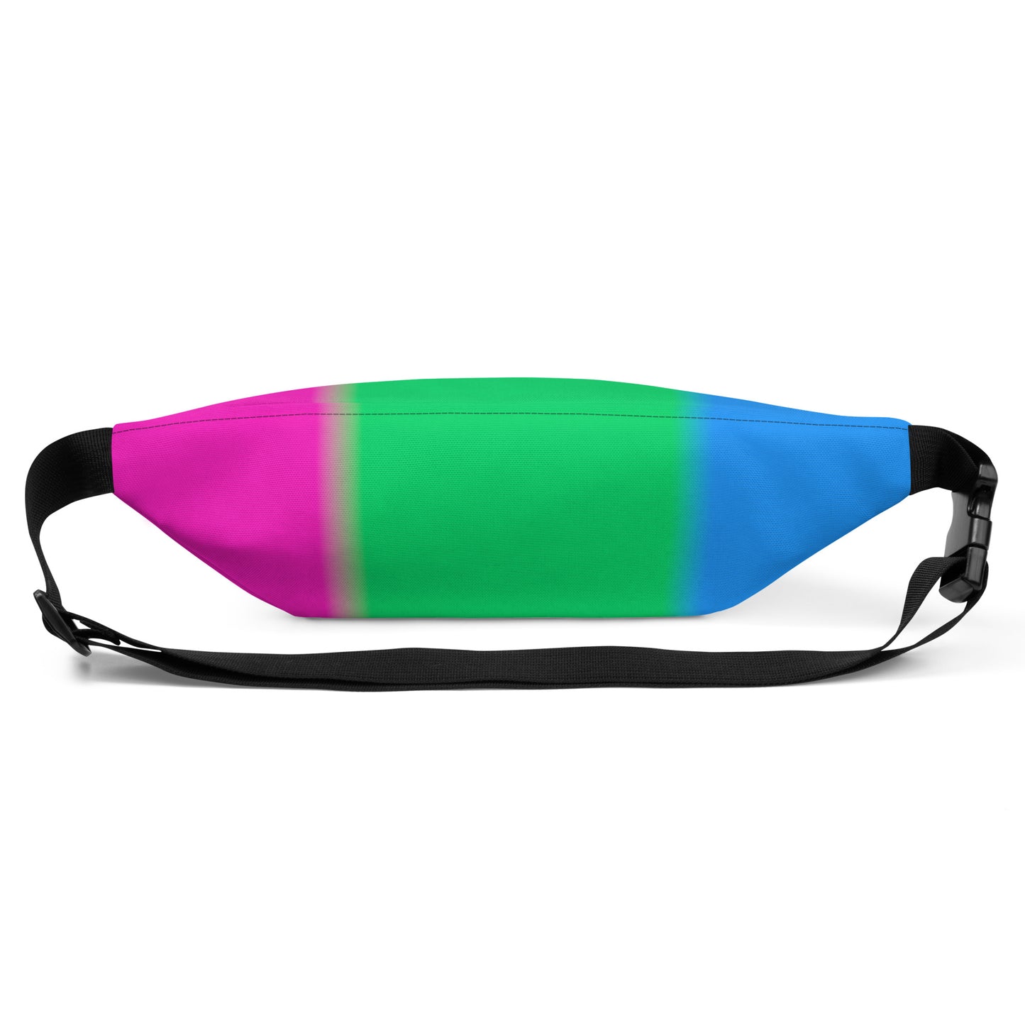 Polysexual Poly Pride Crossbody Fanny Pack - Ombre polysexual-poly-pride-crossbody-fanny-pack-ombre-back