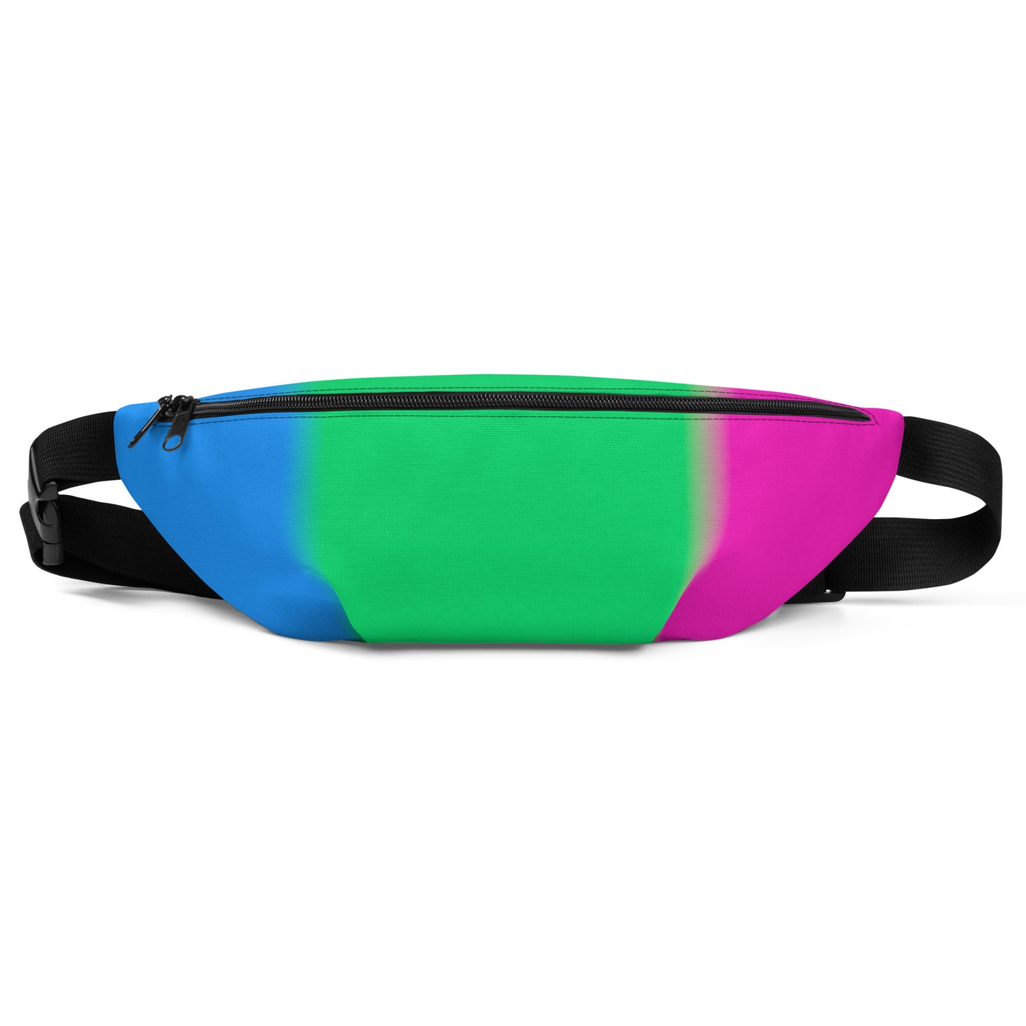Polysexual Poly Pride Crossbody Fanny Pack - Ombre Polysexual polysexual-poly-pride-crossbody-fanny-pack-ombre-front